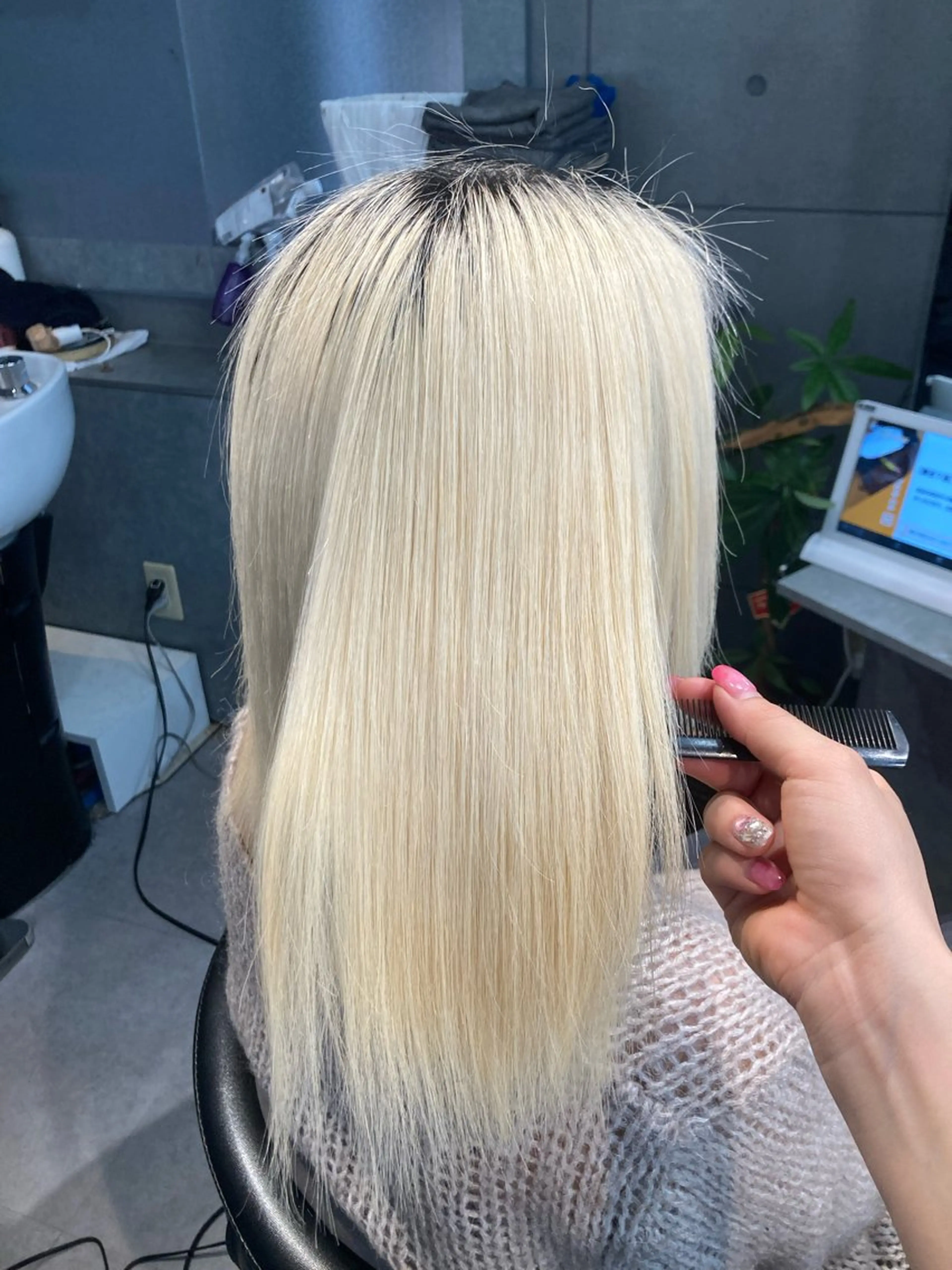 ミディアム トリートメント 髪質改善☺︎縮毛矯正 ふじい まりんのヘアスタイル