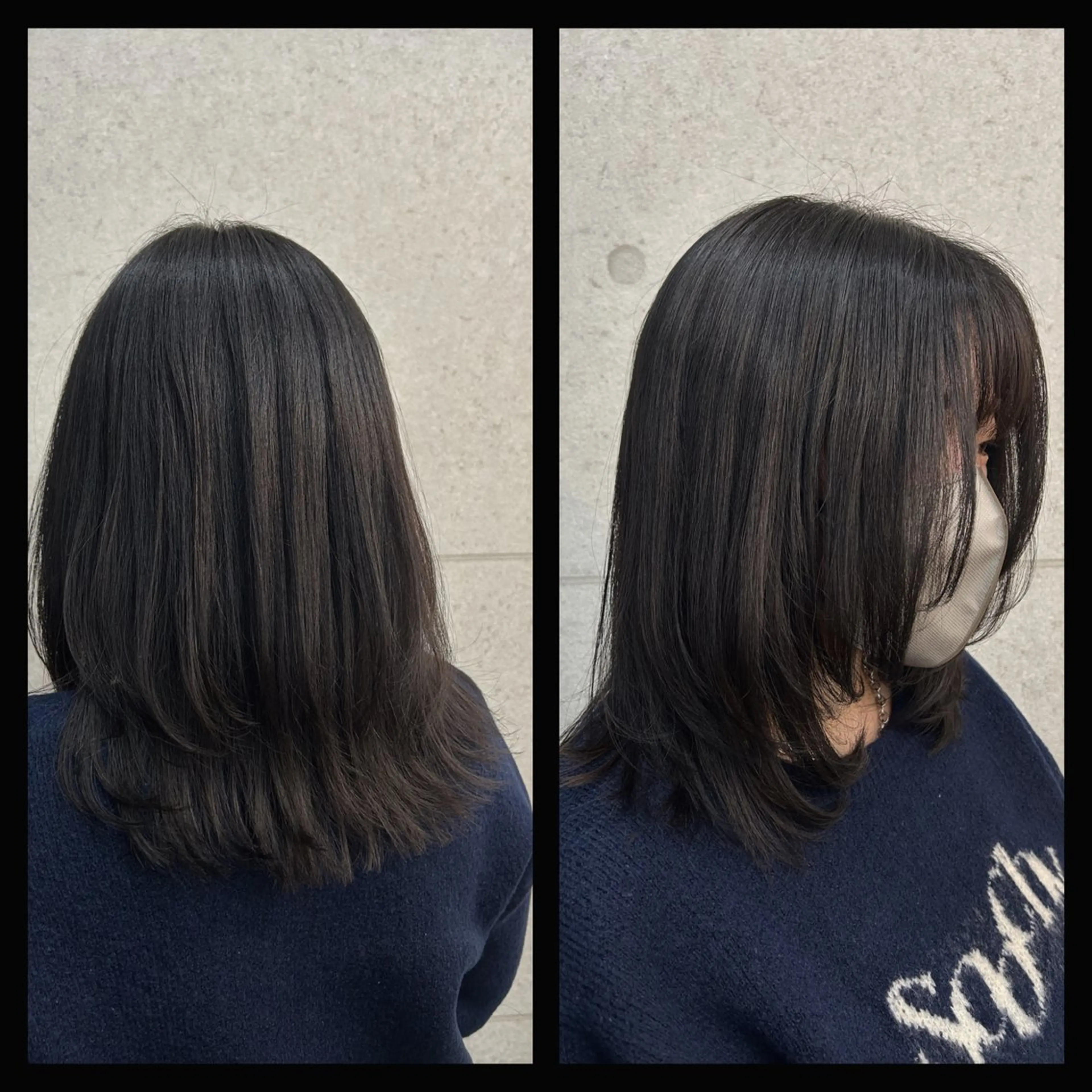 セミロング レイヤーカット ♠️Anli♠️ KOTA🐈‍⬛のヘアスタイル