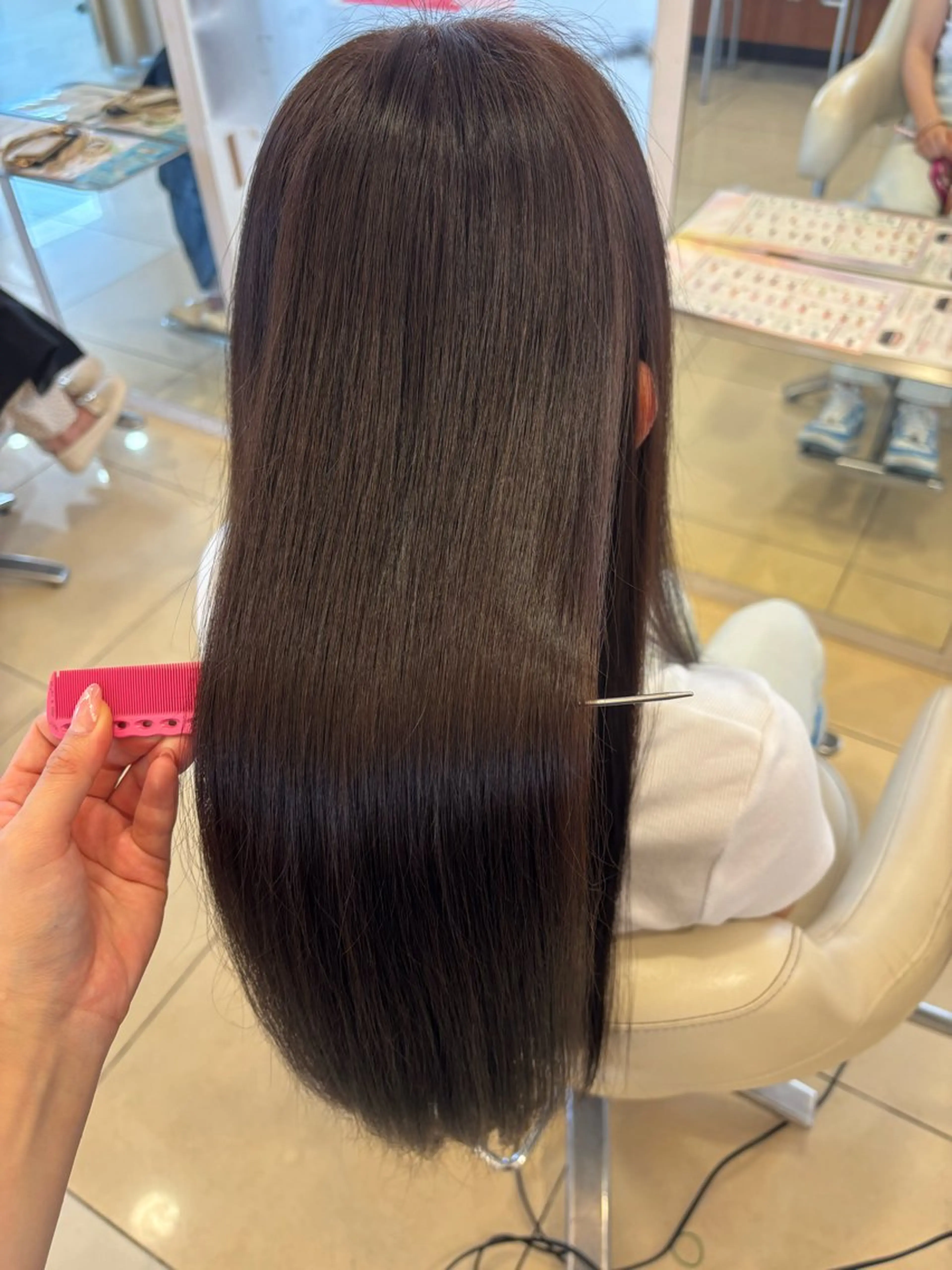 カラー 髪質改善 ヘアカラー トリートメント 💖改善カラー 板倉百花💖のヘアスタイル