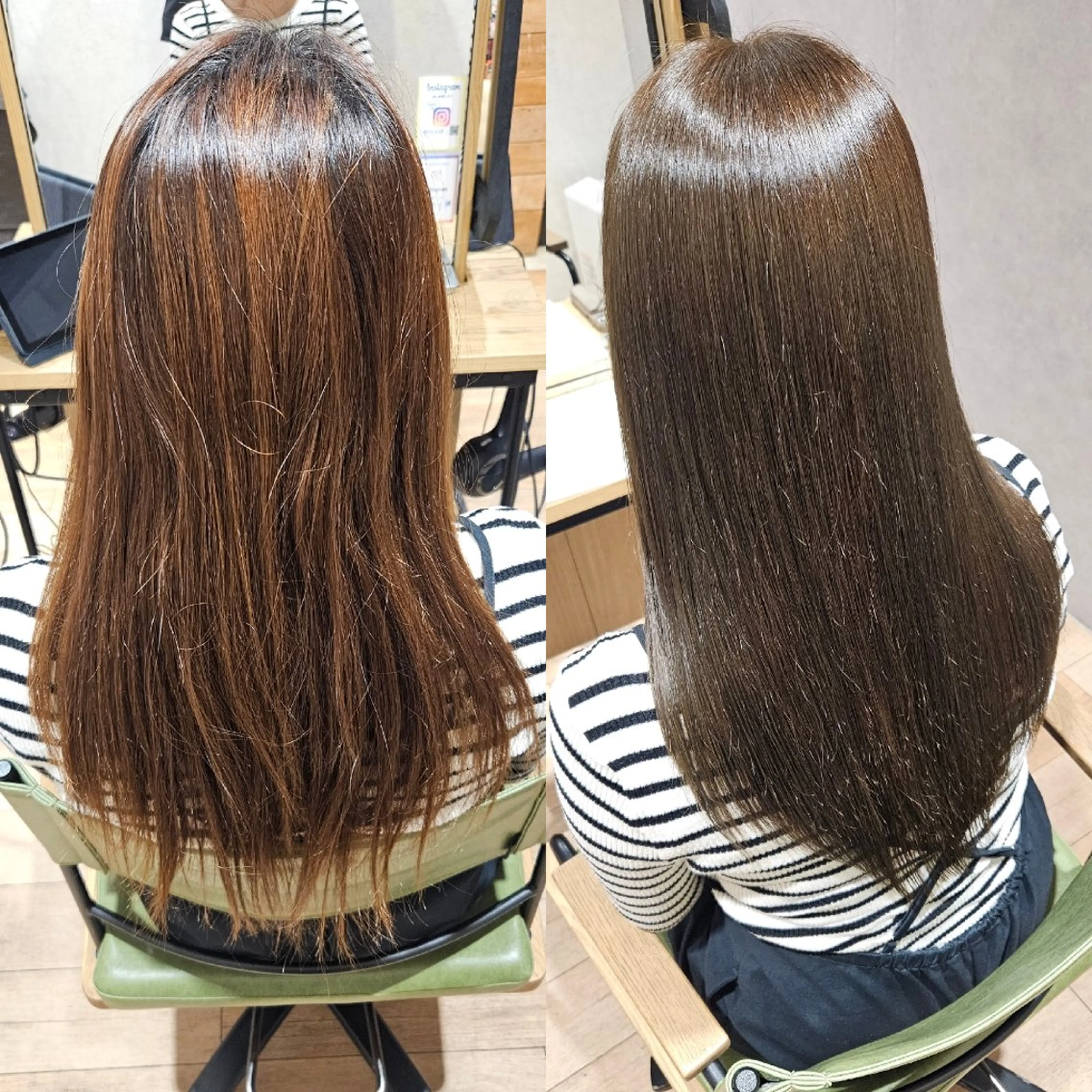 ロング カラー ベージュカラー オリーブベージュ オリーブカラー ヘアカラー トリートメント 外戸口未優利 /ケドグチミユリのヘアスタイル