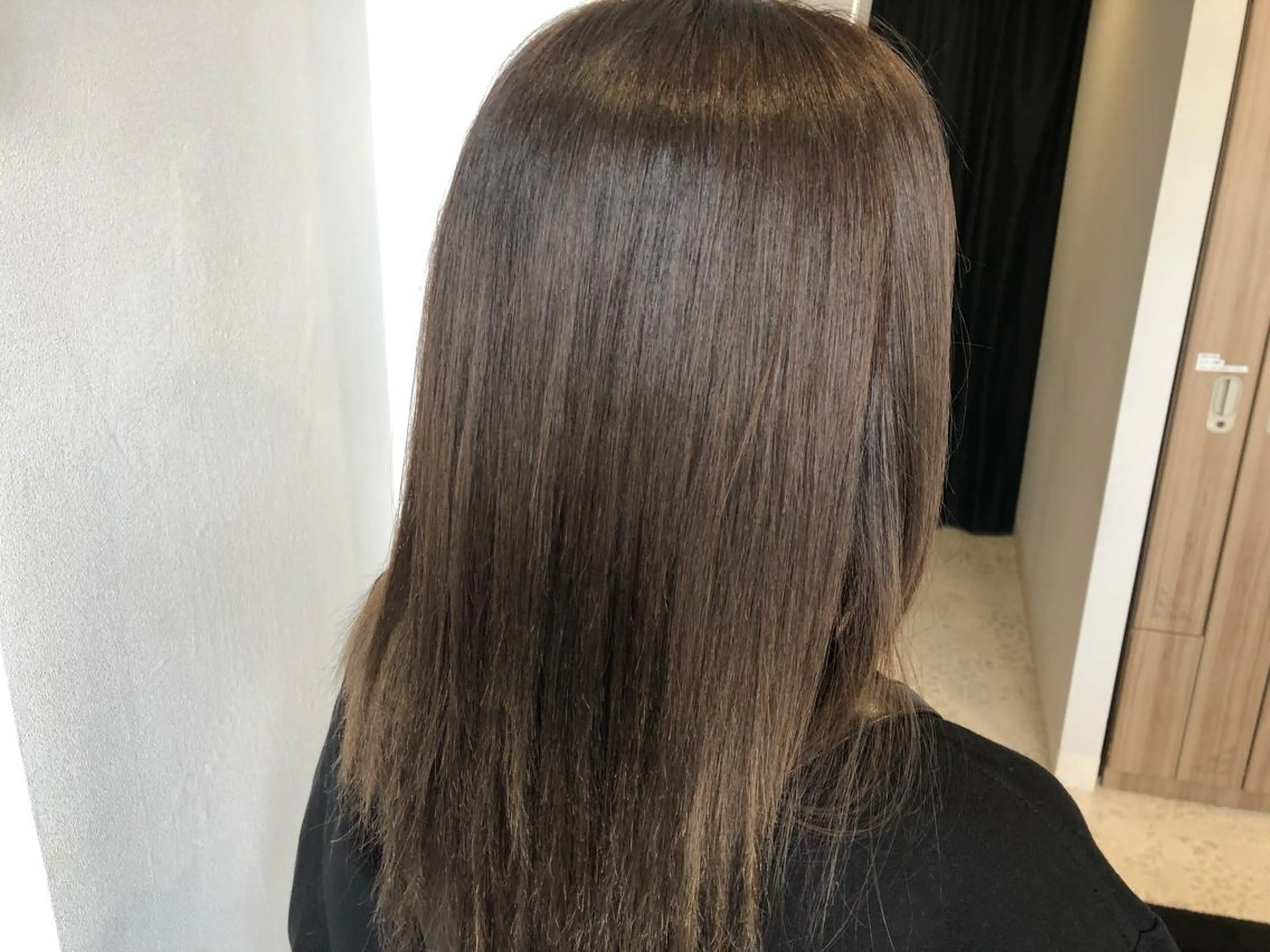 ロング カラー 辻本 夏子のヘアスタイル