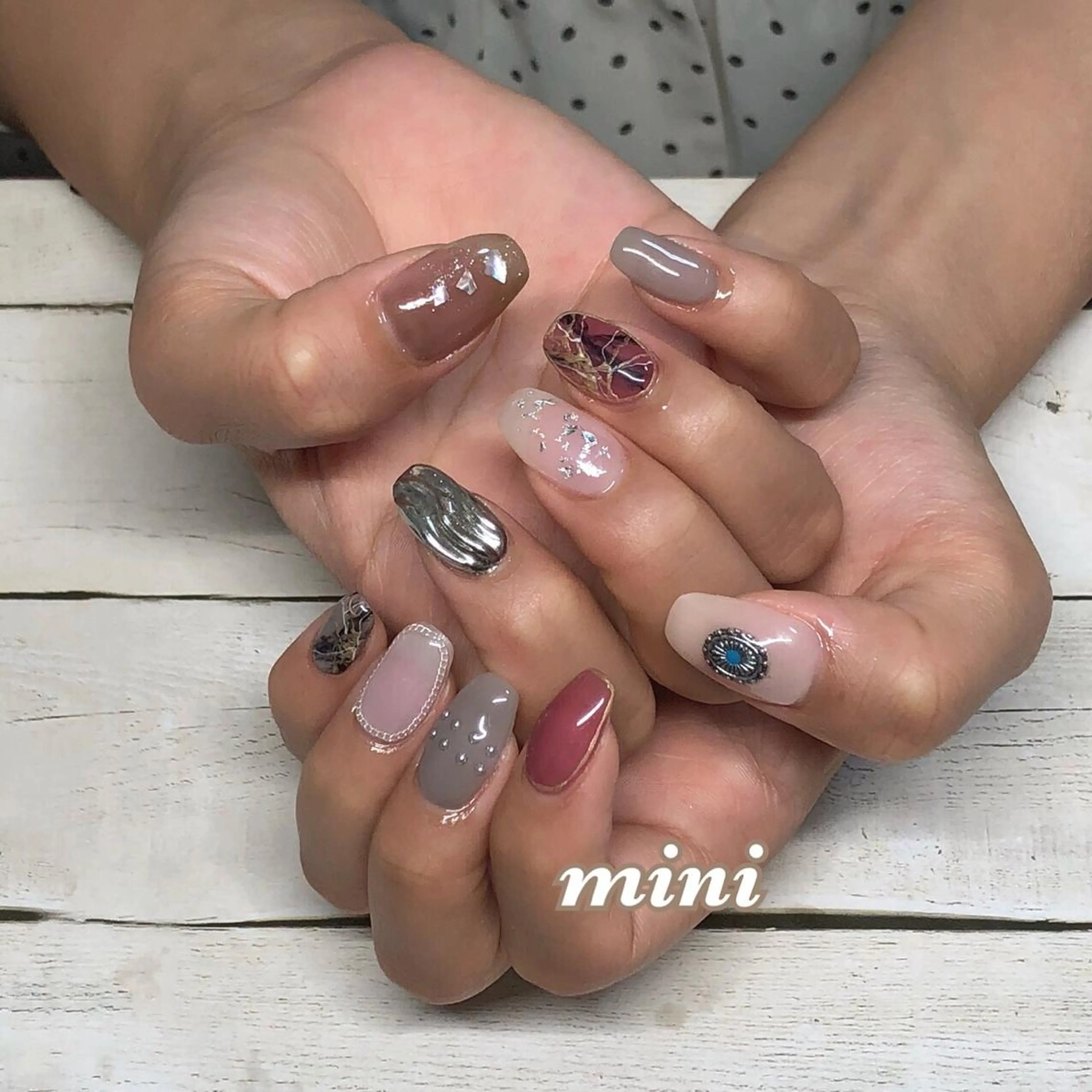 ネイル ハンドネイル いそやま あつこのネイルデザイン