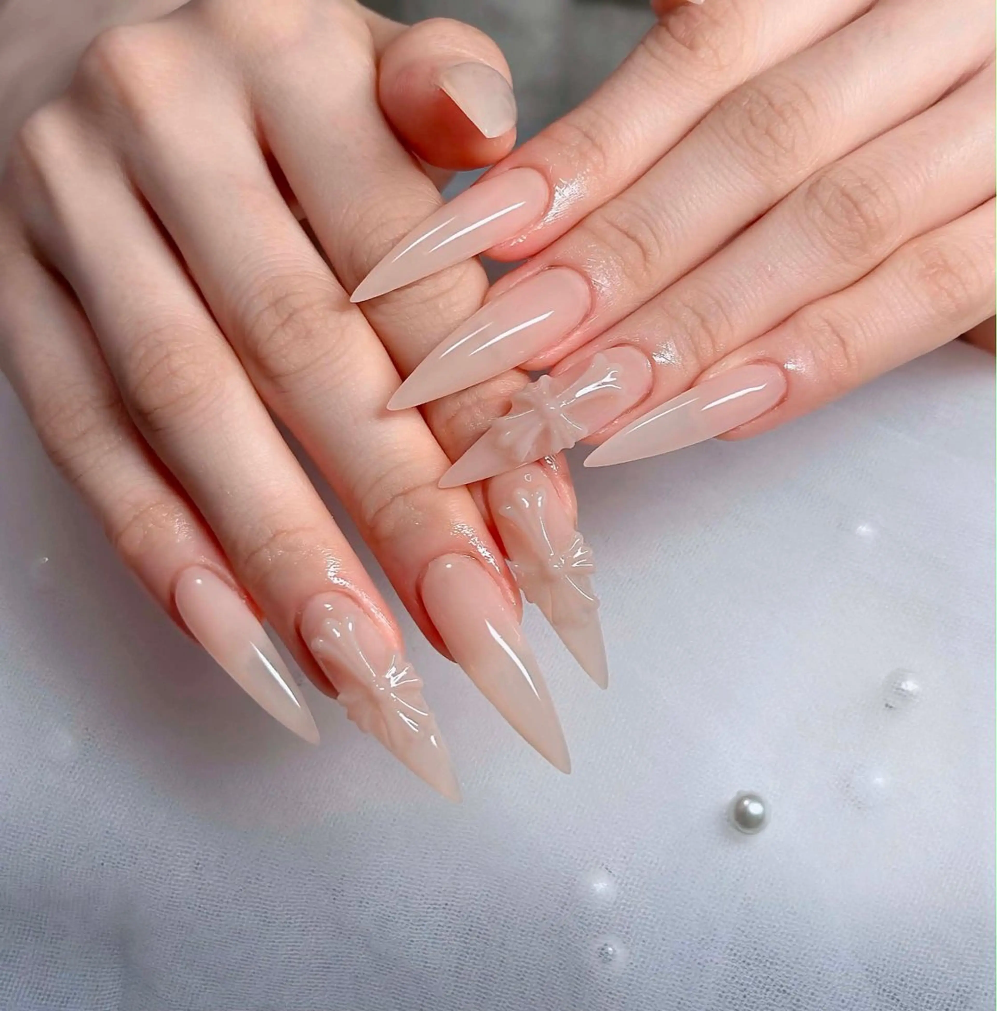 ネイル フレンチネイル ジェルネイル ハロウィン 韓国ネイル マグネットネイル ハンドネイル Hbaby nailのネイルデザイン