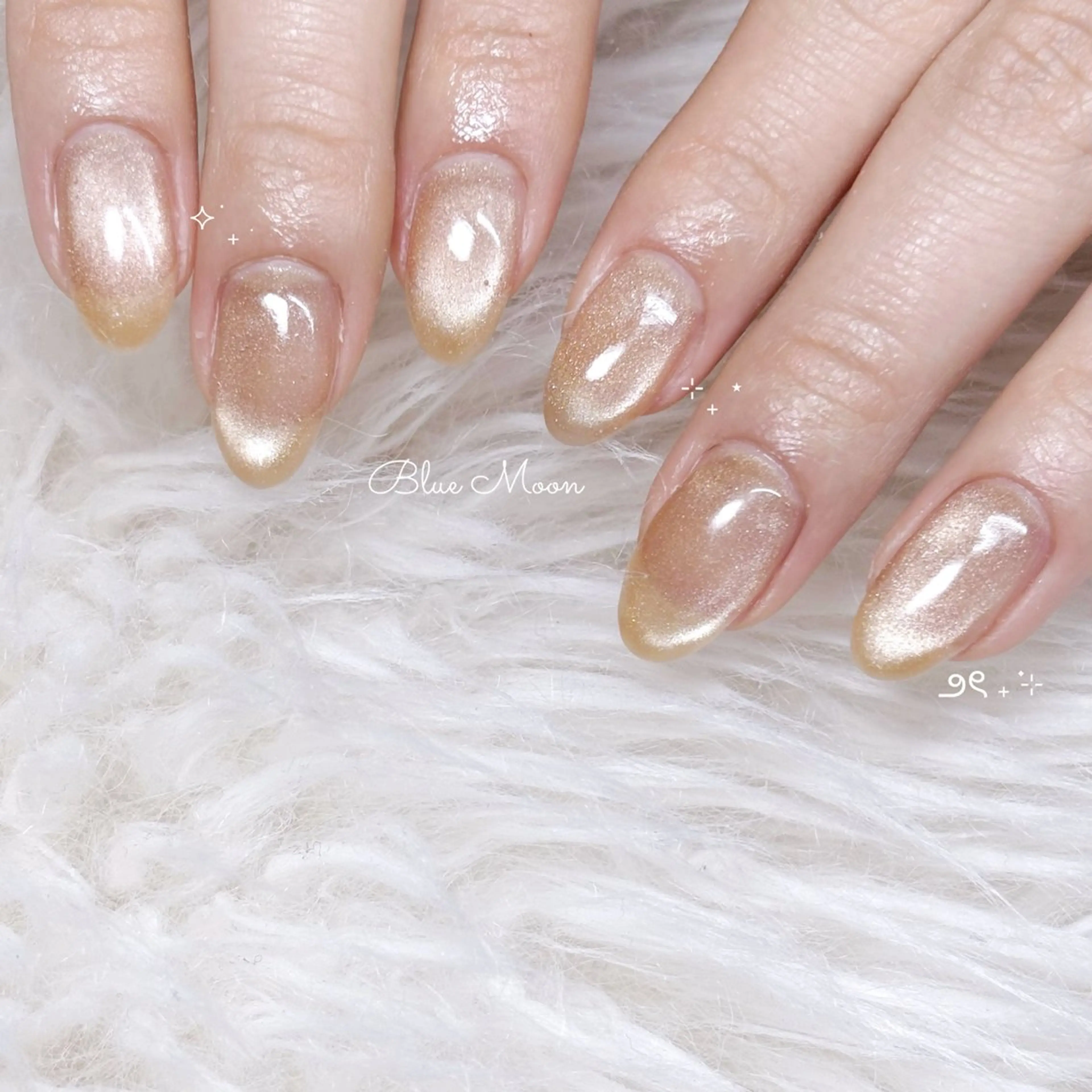 ネイル ハンドネイル フットネイル nail salon Blue Moonのネイルデザイン