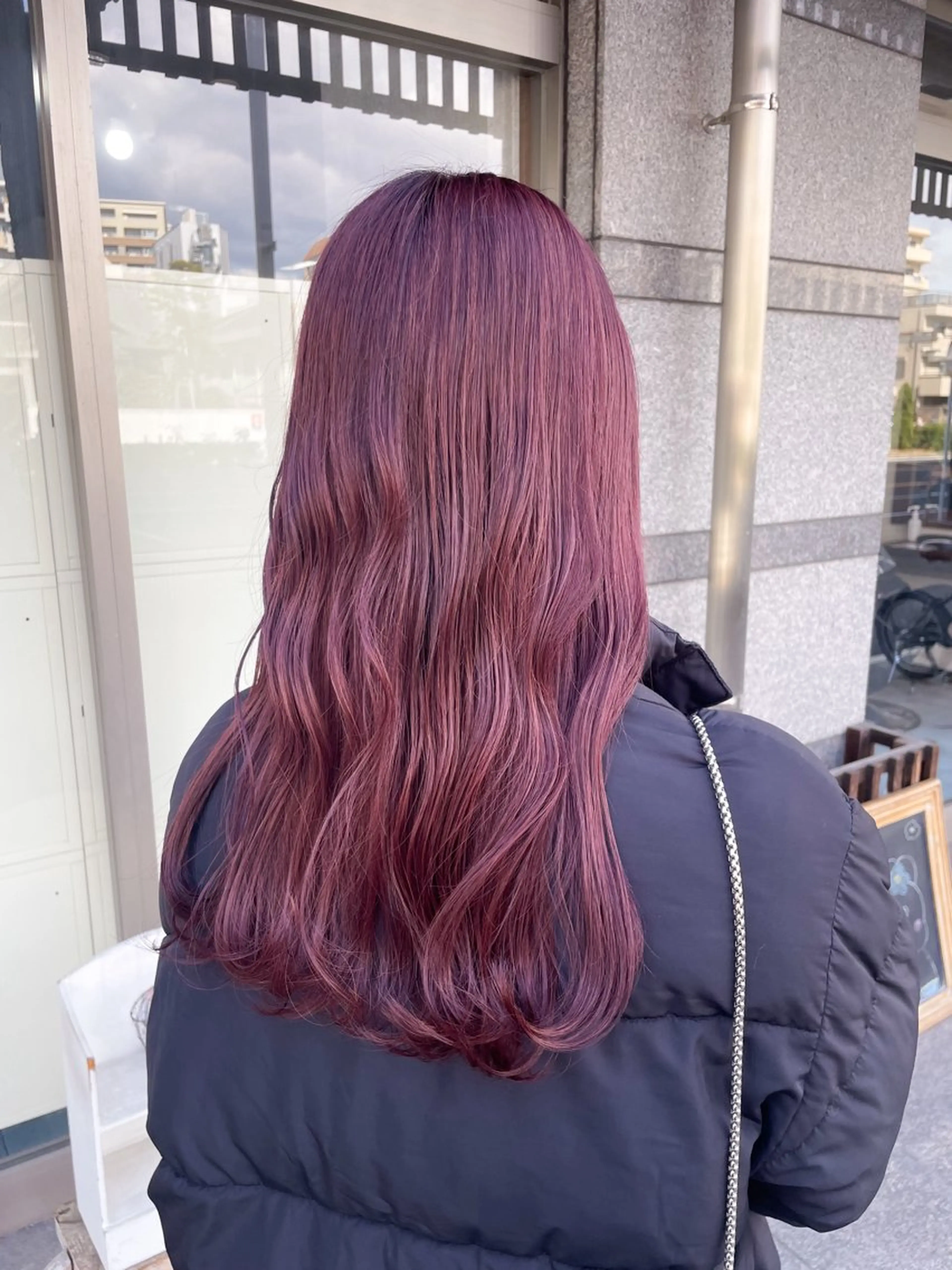 ロング ヘアカラー トリートメント イワタ マハ/ minim hairのヘアスタイル