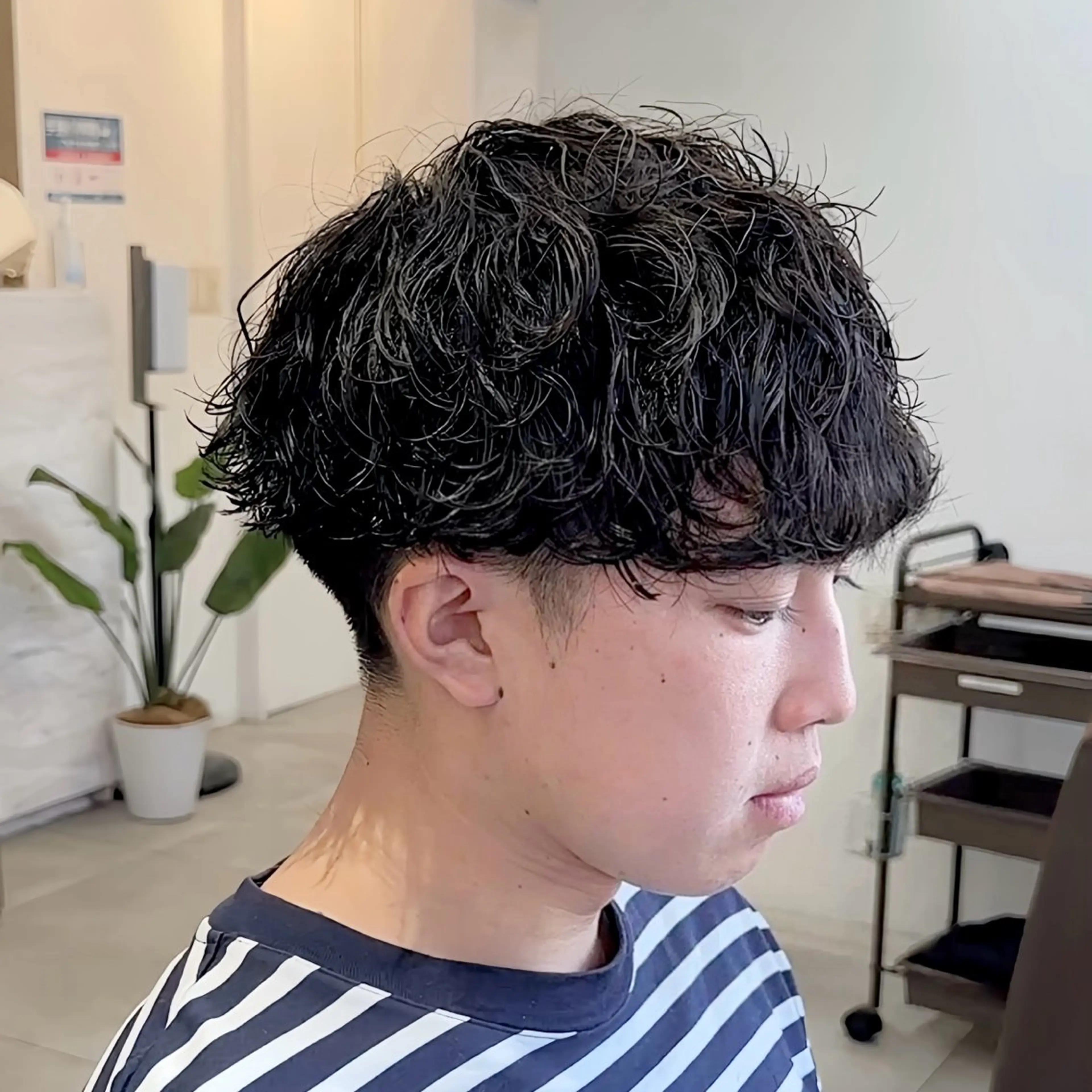 パーマ メンズ メンズパーマ カット パーマ メンズパーマ/新宿/ サイカショウイチのヘアスタイル