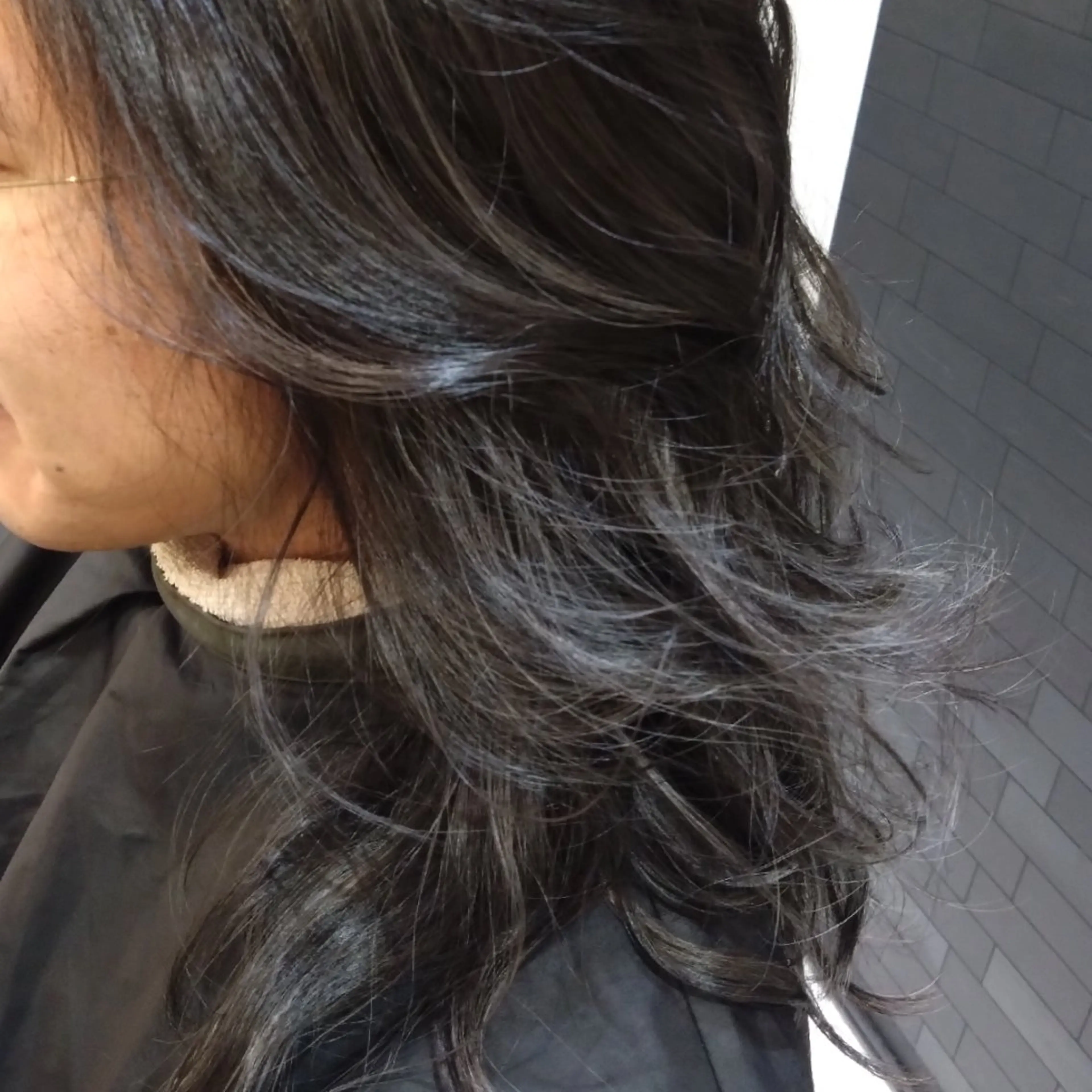 ロング ハイライト カット ヘアカラー ブリーチ/ヘアケア/ 艶髪/イギチハルのヘアスタイル