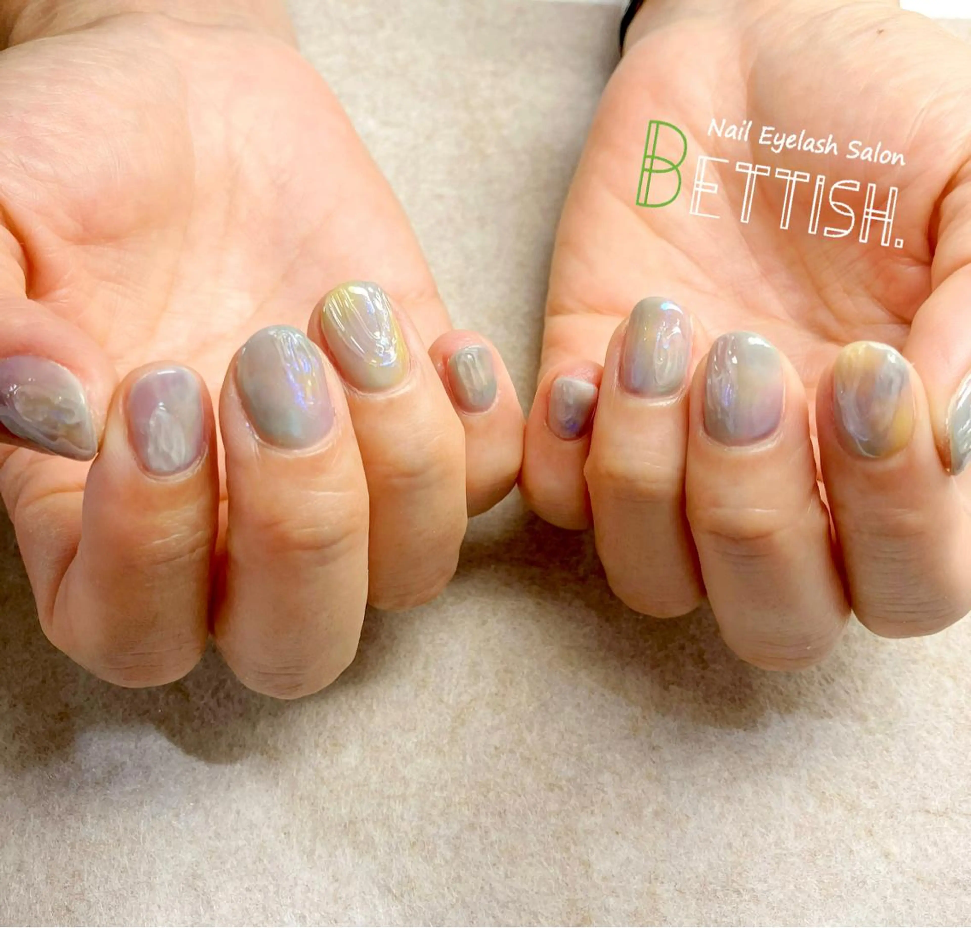ネイル 氷ネイル・うるうるネイル BETTISH. KUMIKO☺︎︎のネイルデザイン