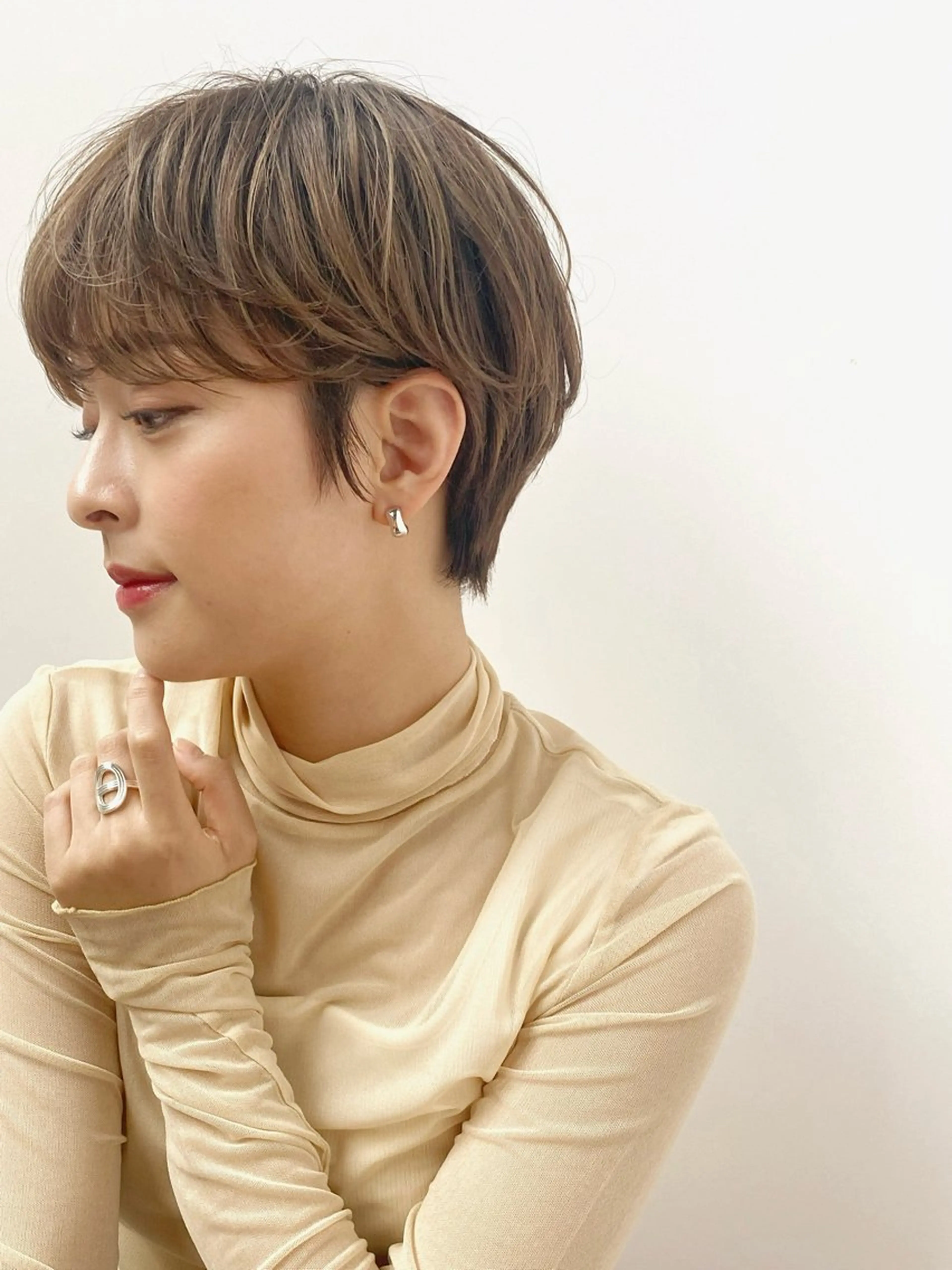 ショート カラー ベージュカラー ブリーチ ブリーチなしカラー ショートヘア GO TODAY SHAiRE SALON Arc店所属・🉐メンズヘア特化 men's/ケンイチのヘアスタイル