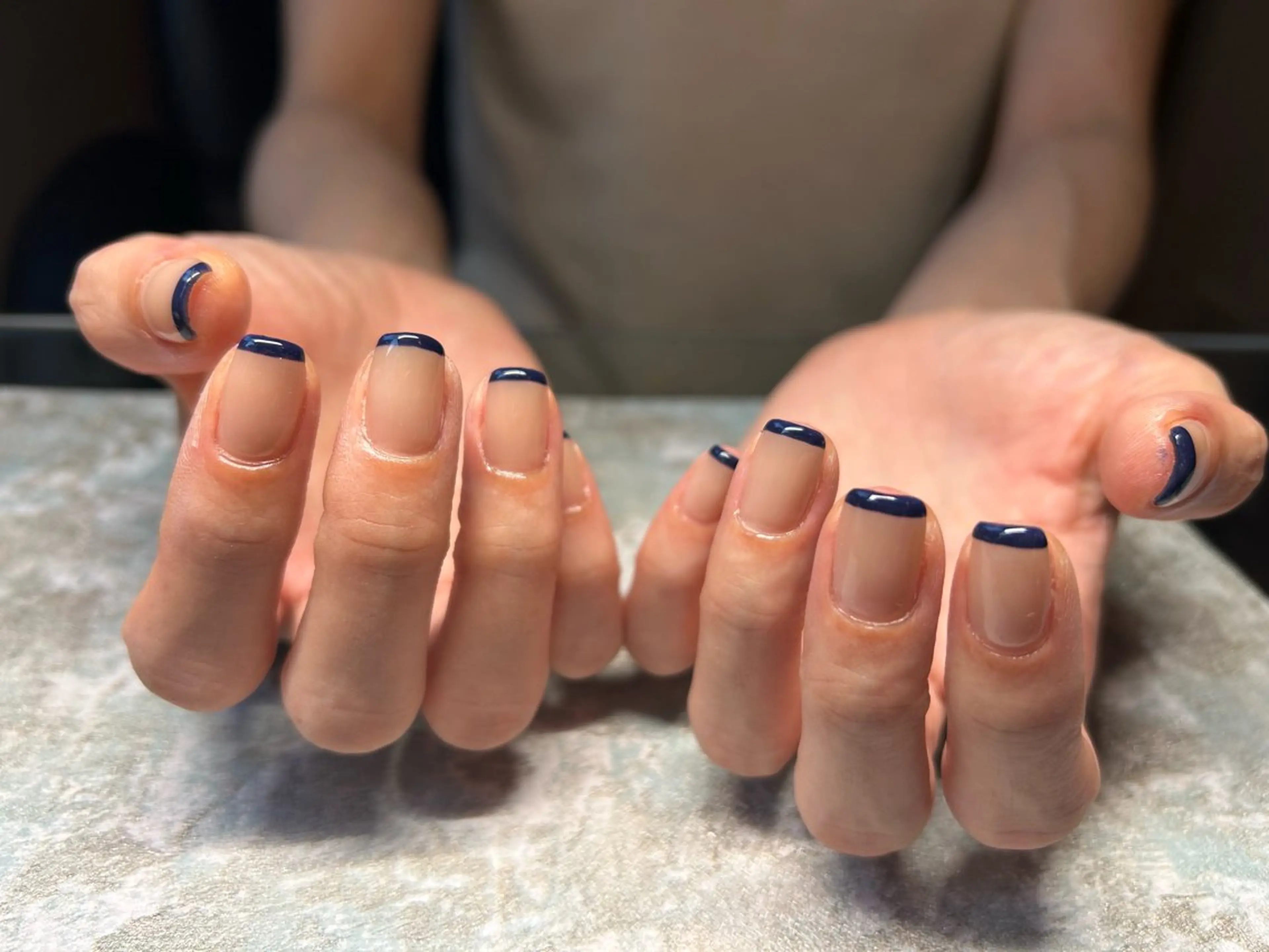 ネイル フレンチネイル ハンドネイル Lisa’s Salonのネイルデザイン