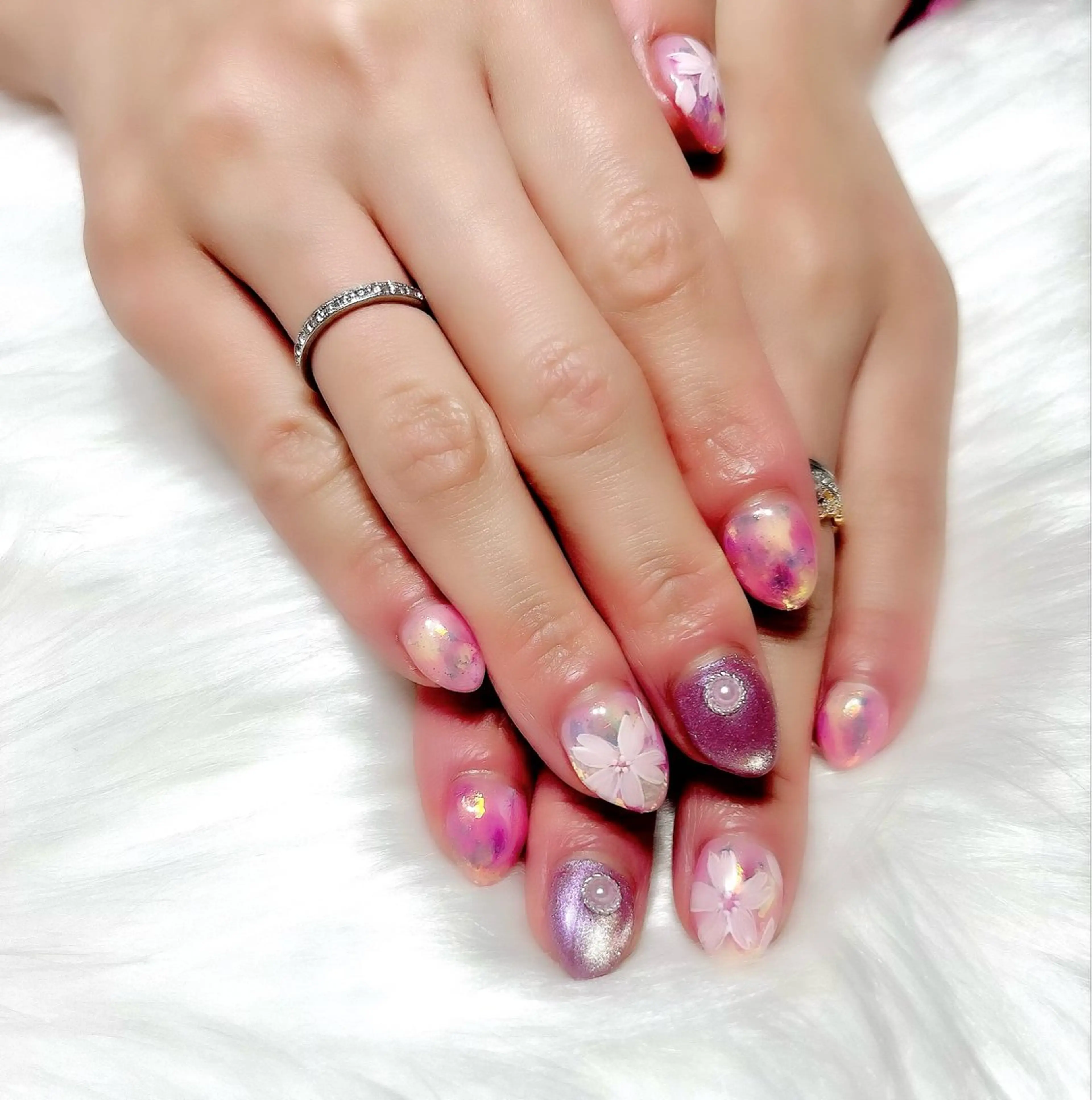 ネイル マグネットネイル ルル ソレイユのネイルデザイン