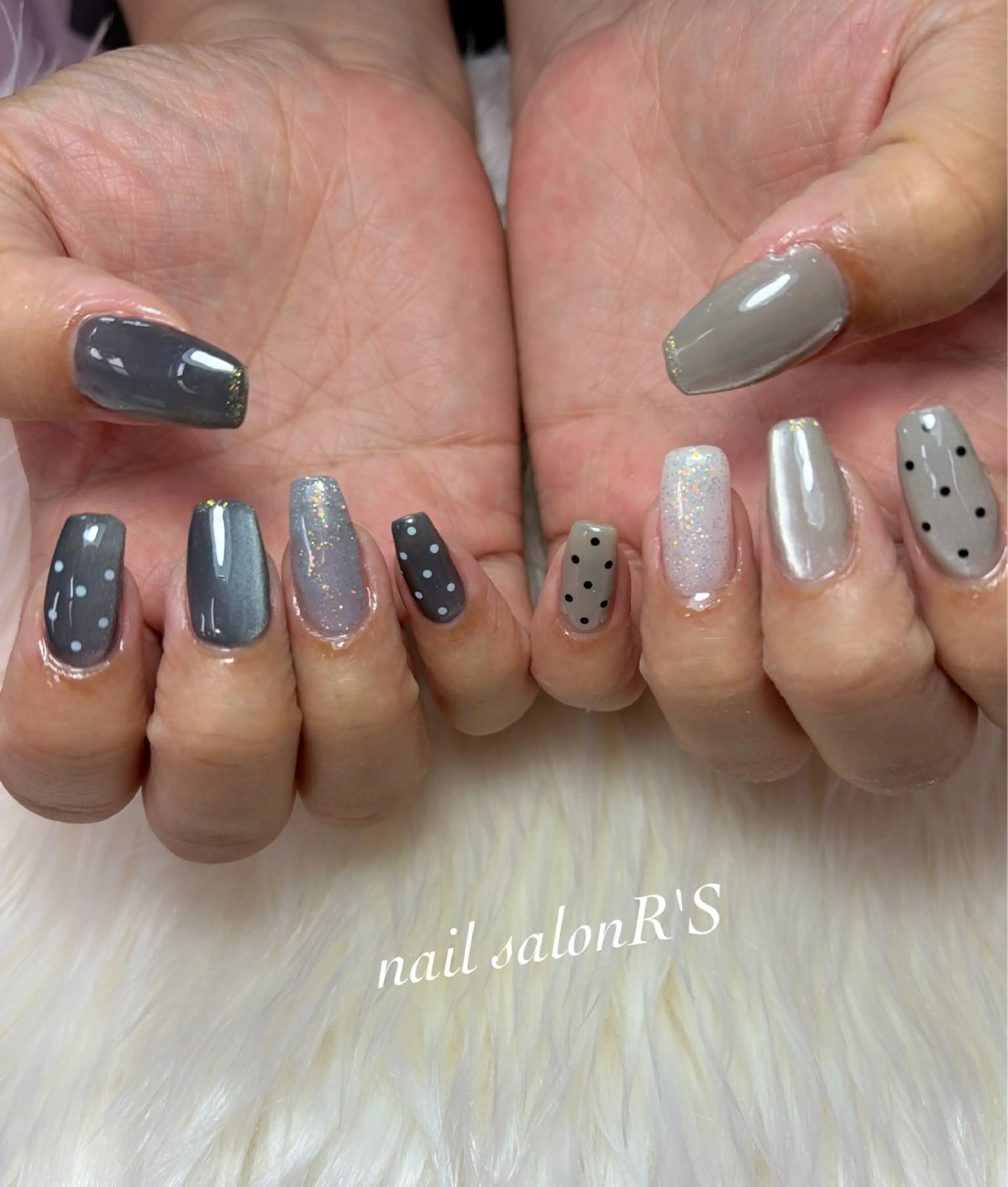 ネイル 長さ出し ハンドネイル nail salon R'sのネイルデザイン