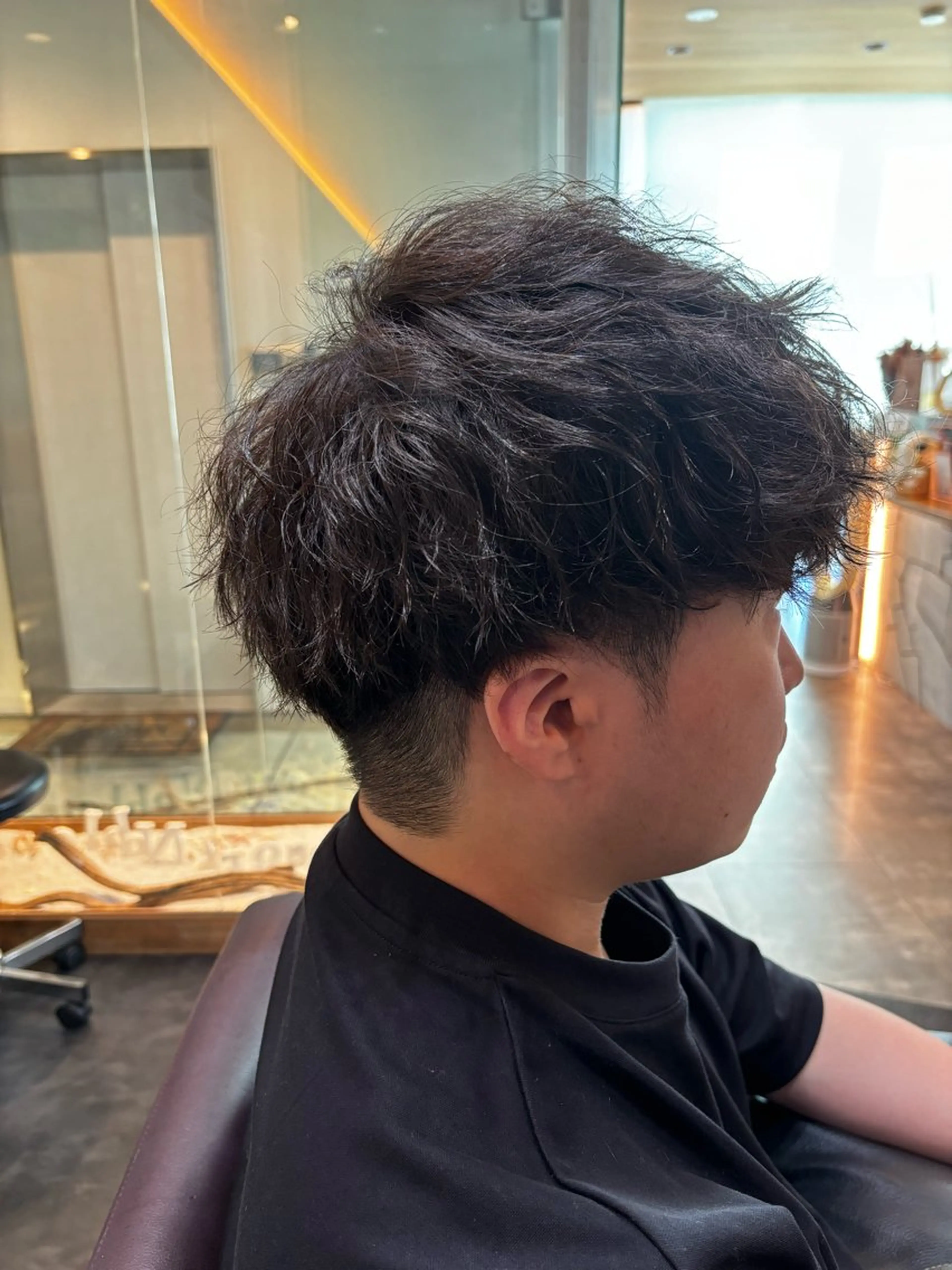 パーマ メンズ キタダ ハルカのヘアスタイル