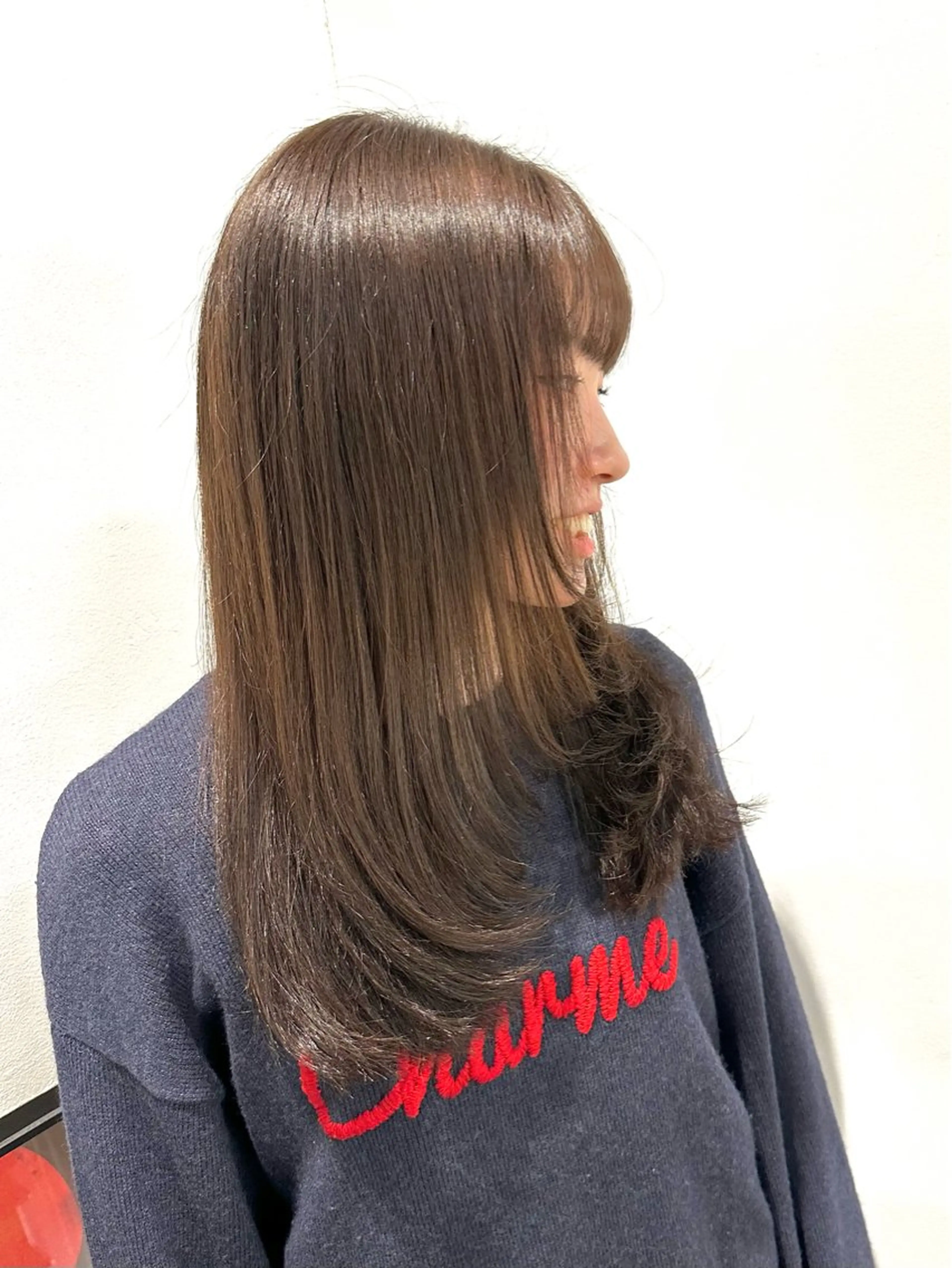 セミロング カット ヘアカラー トリートメント 小寺 柚初のヘアスタイル