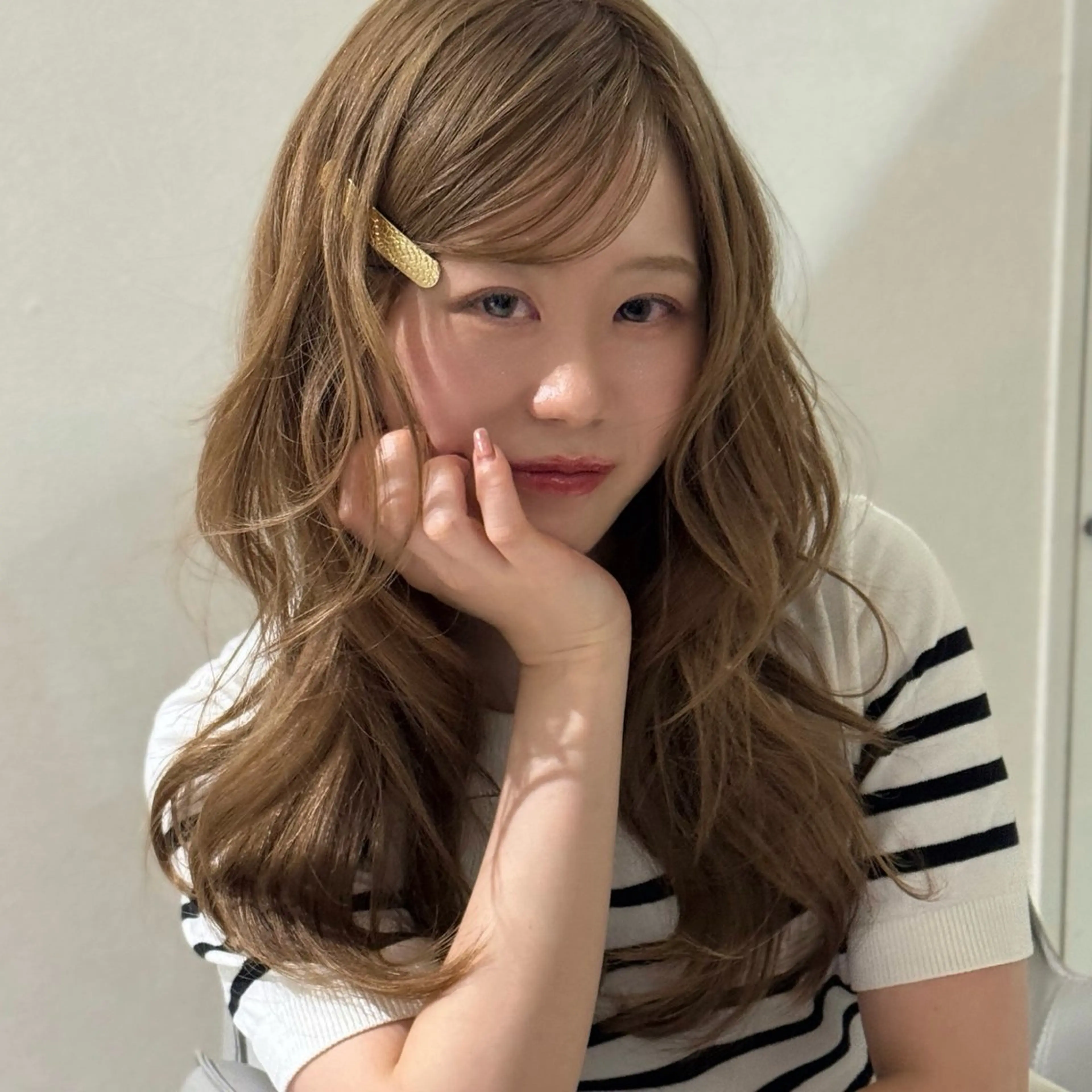 カラー ベージュカラー 透明感カラー 髪質改善 ヘアカラー トリートメント ao - 赤み消し ベージュ/大阪梅田のヘアスタイル