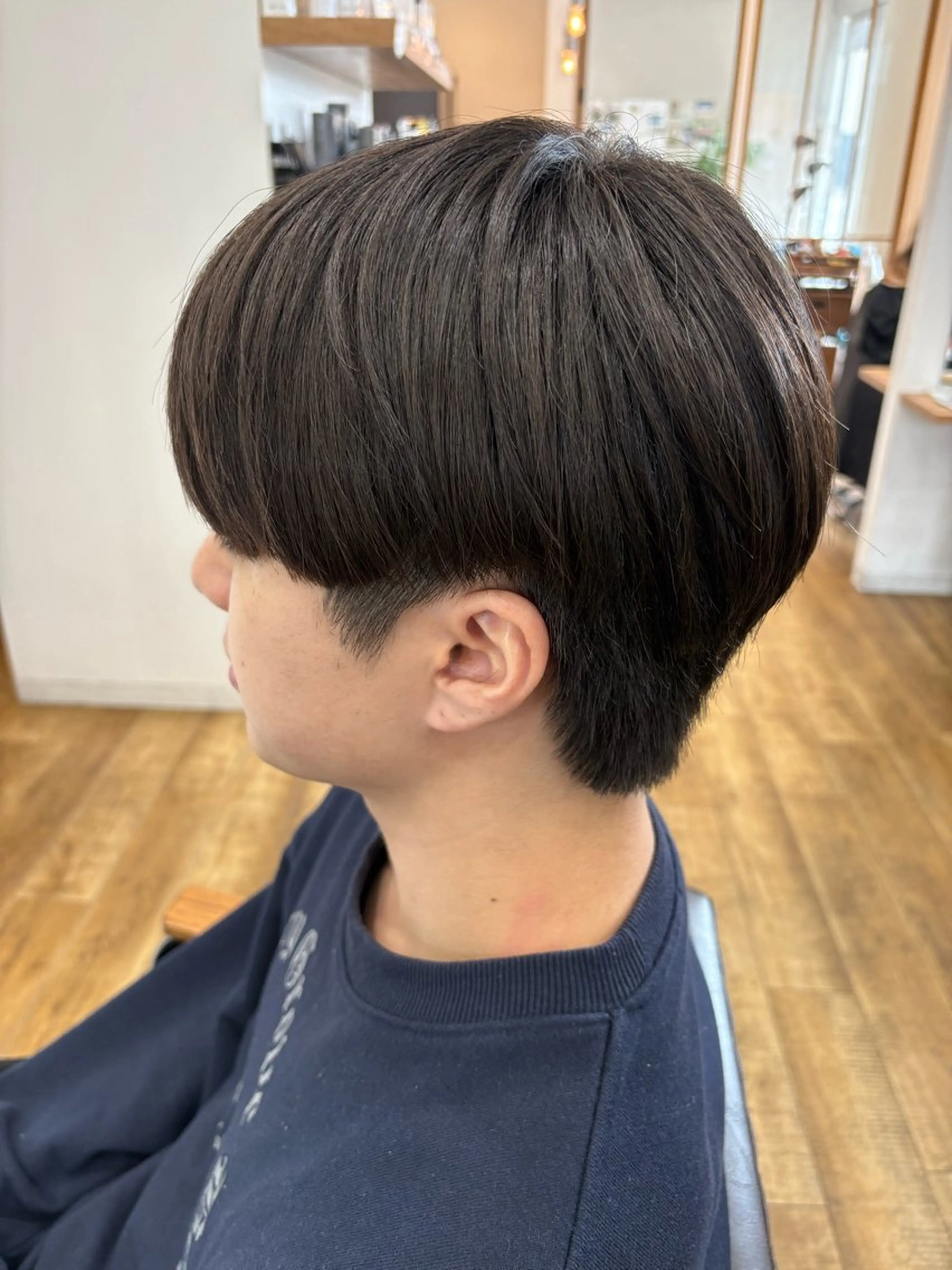 メンズ カット 縮毛矯正 北林 秀悟のヘアスタイル