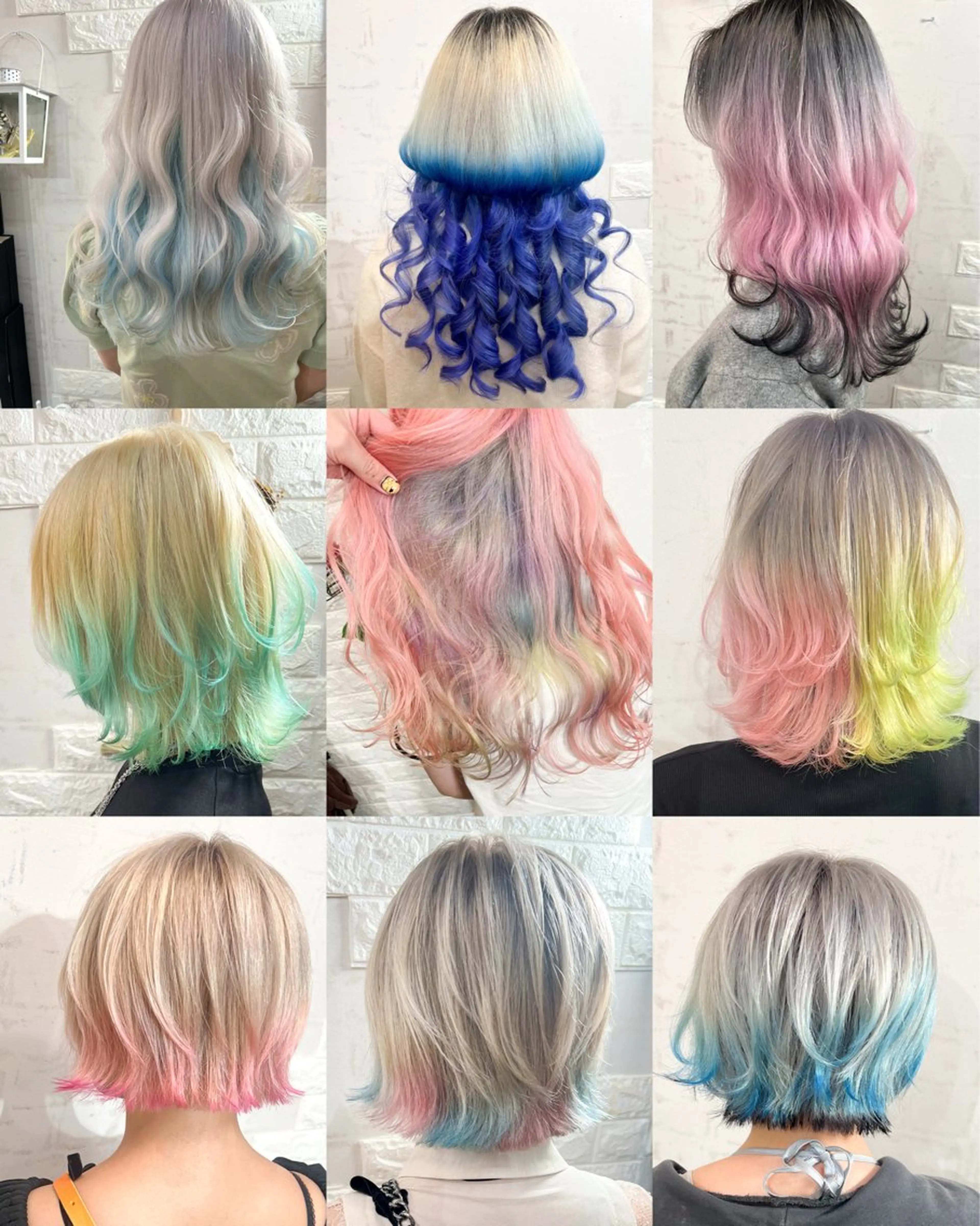 カラー デザインカラー 『推し活』被らない ヘアアレンジのヘアスタイル