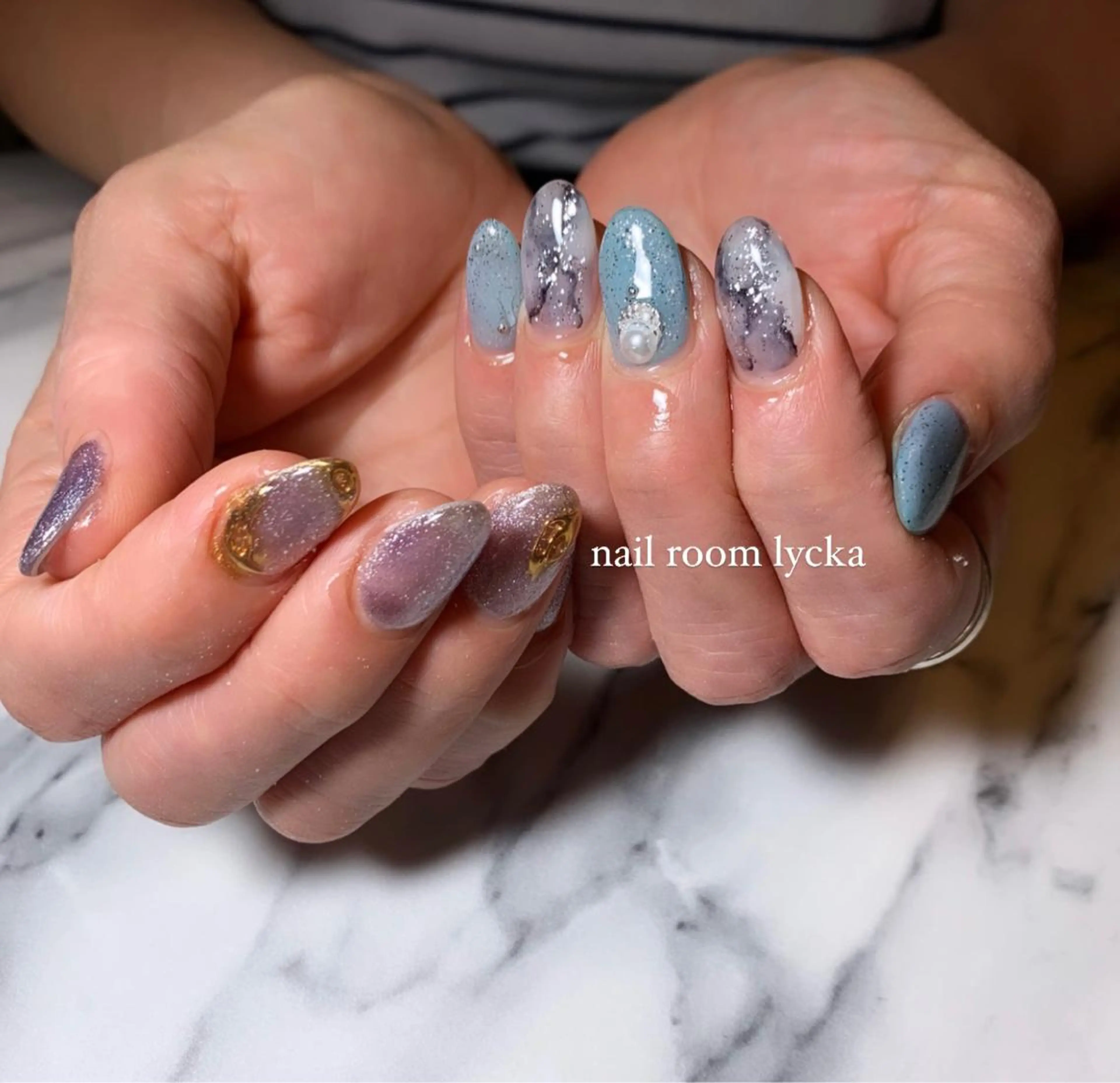 ネイル ﾈｲﾙﾙｰﾑﾘｯｶ 𝐦𝐚𝐲𝐮のネイルデザイン