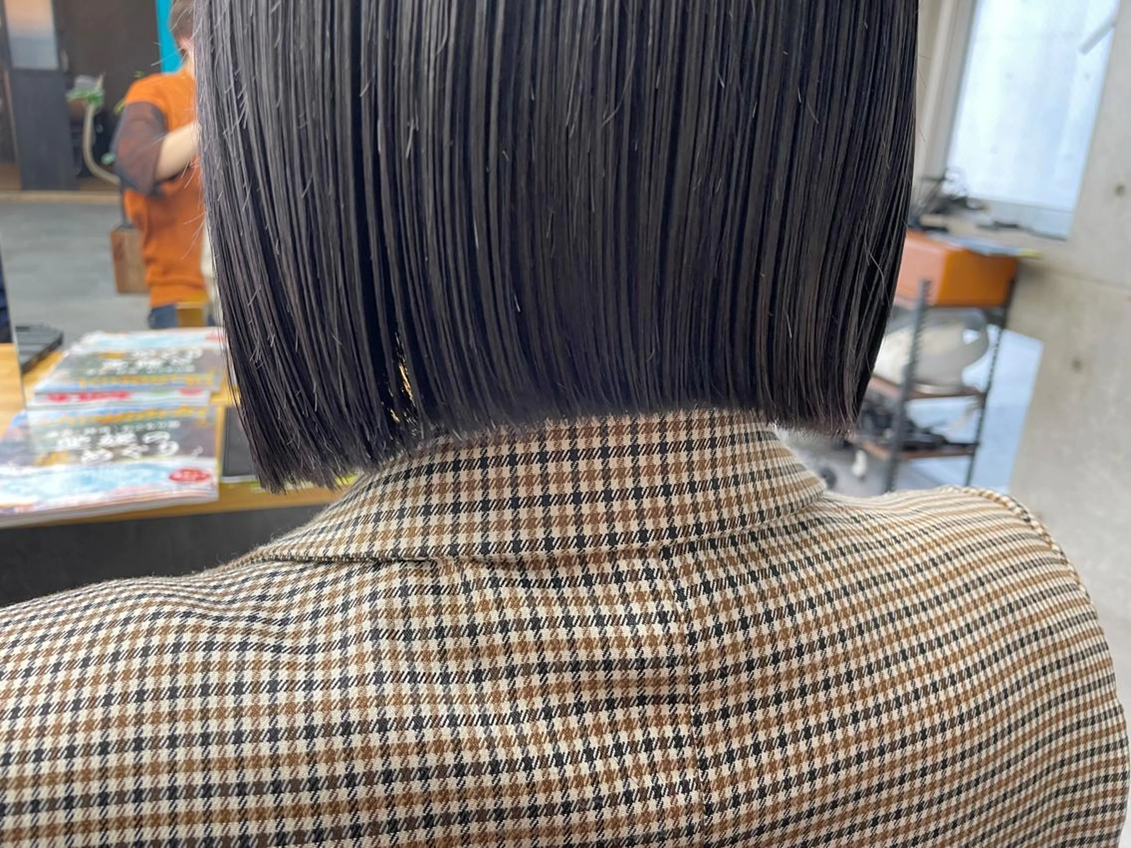 ショート 切りっぱなしボブ ボブ 山谷 裕紀のヘアスタイル