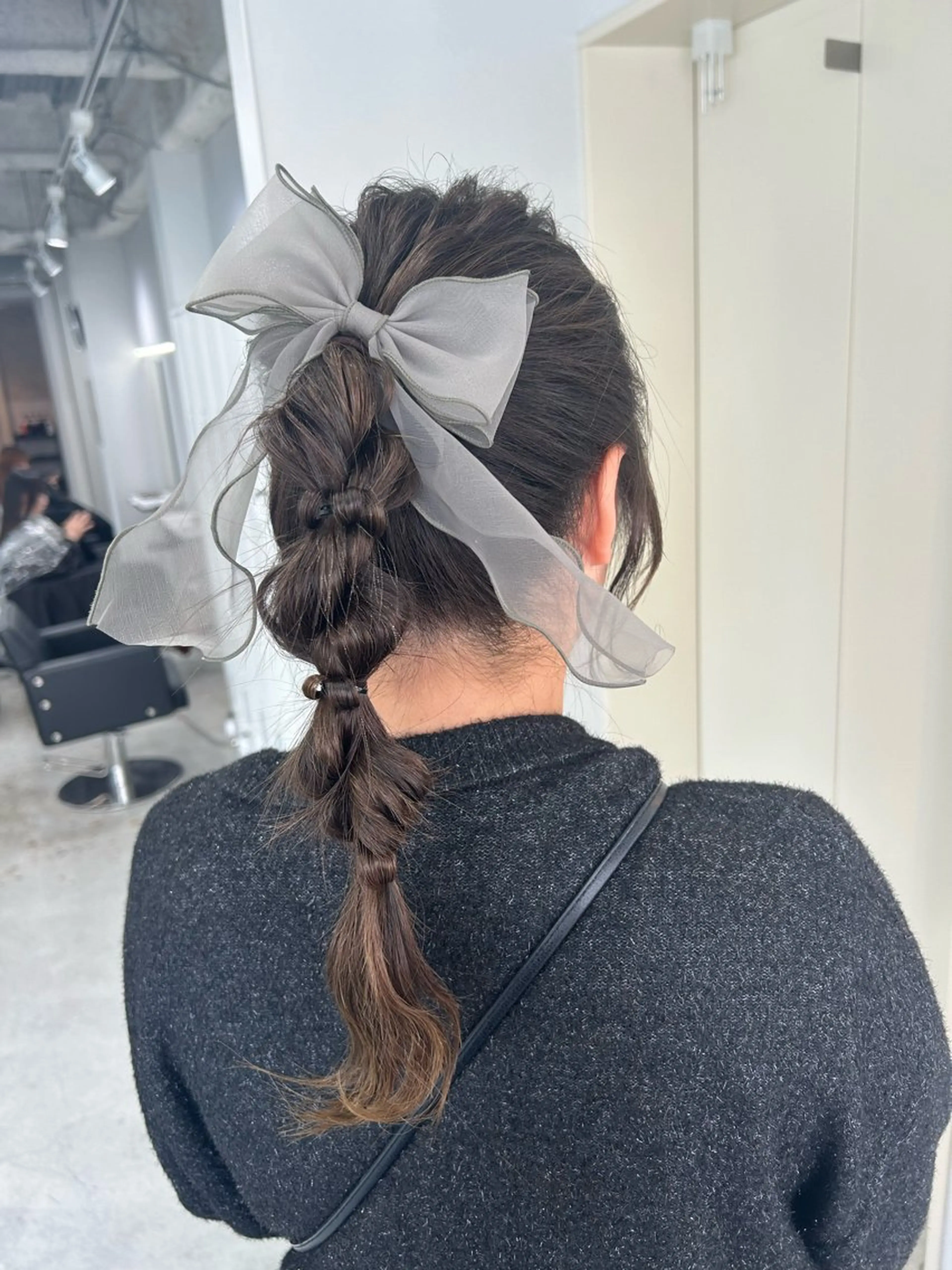 ロング ヘアアレンジ ヘアセット Gisel みらののヘアスタイル