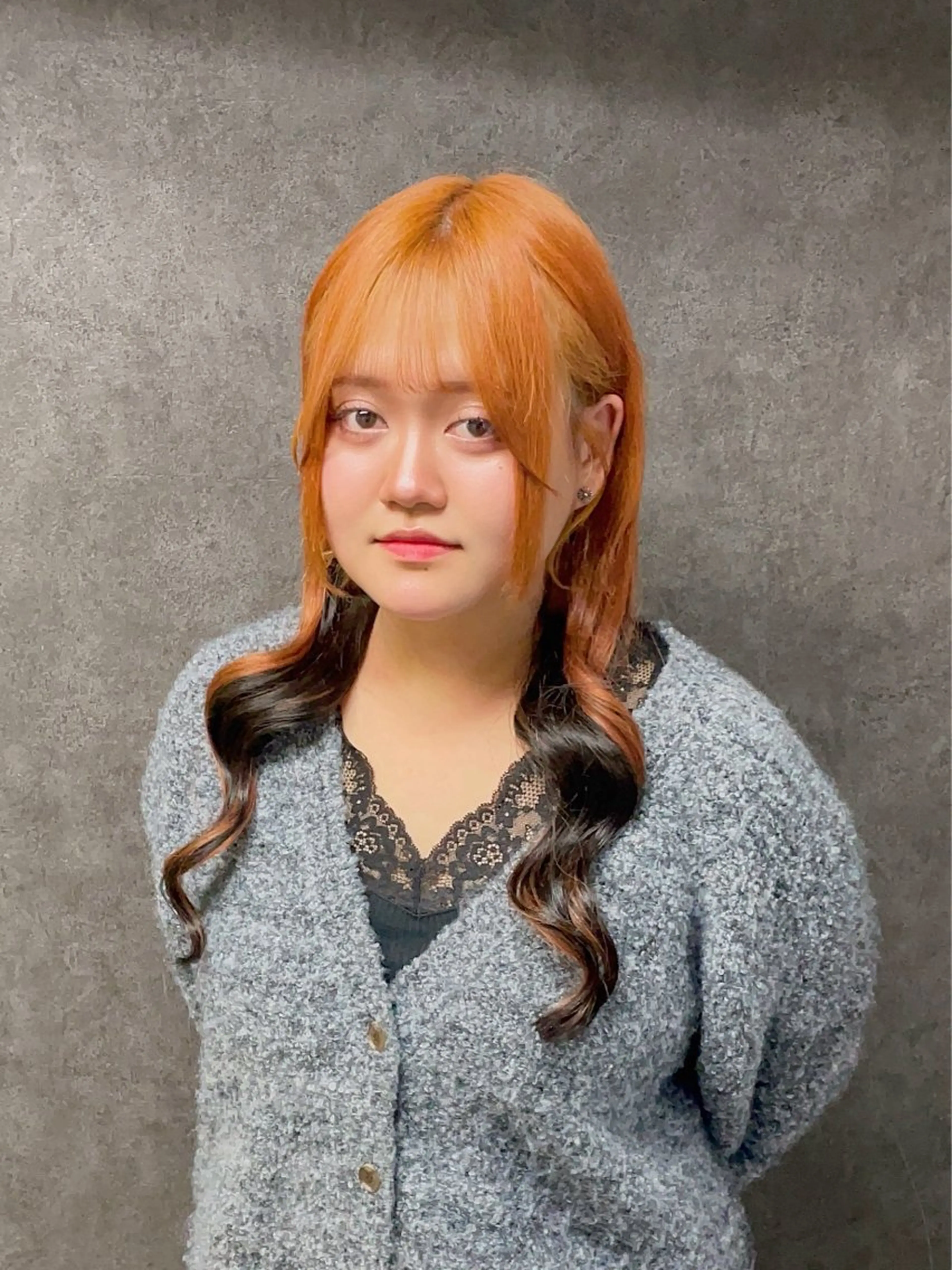 ロング ナリキ/ダブルカラー /ダブルカラーモデルのヘアスタイル