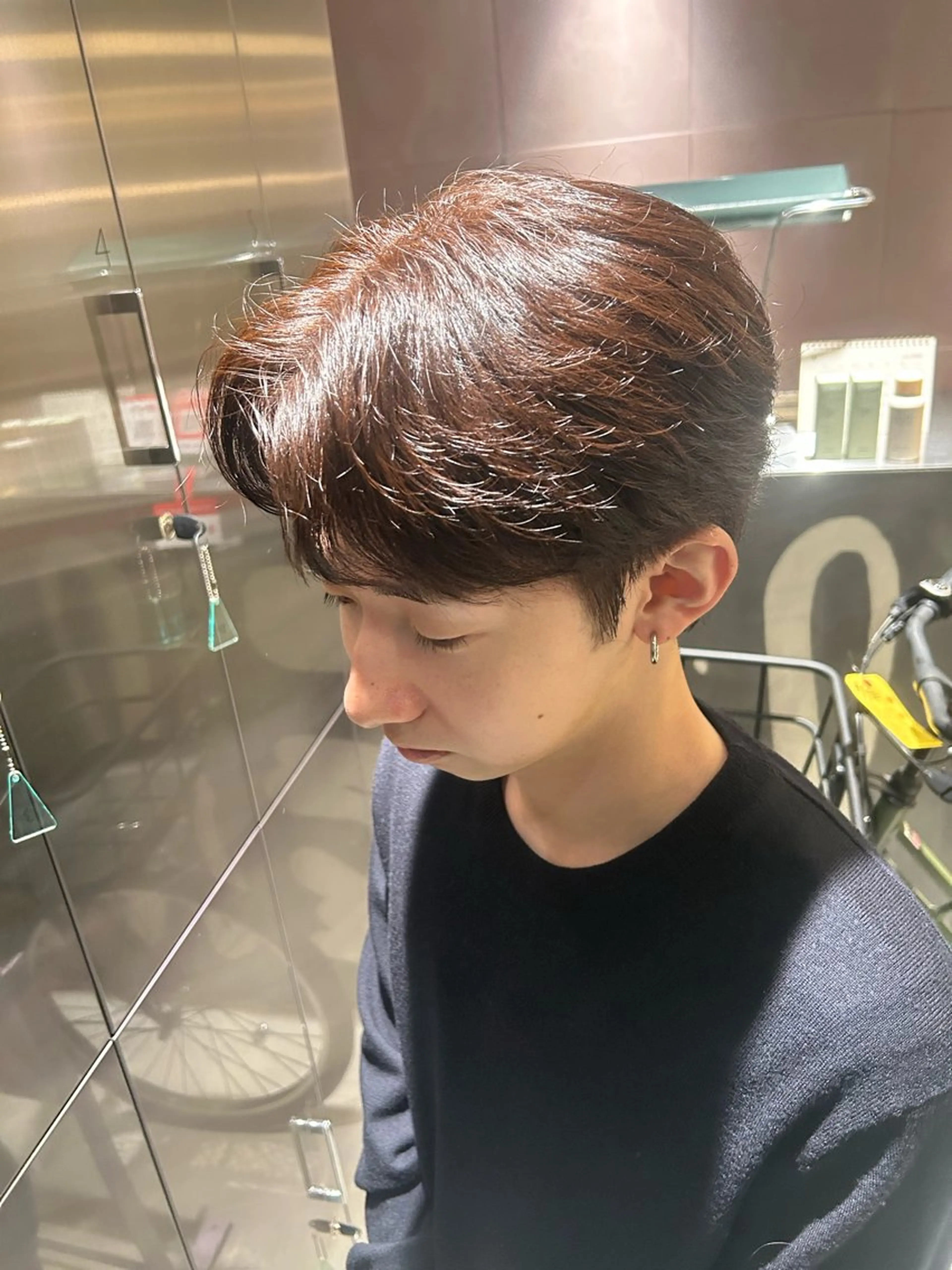 ショート メンズ ラン 髪質改善/甲子園口のヘアスタイル