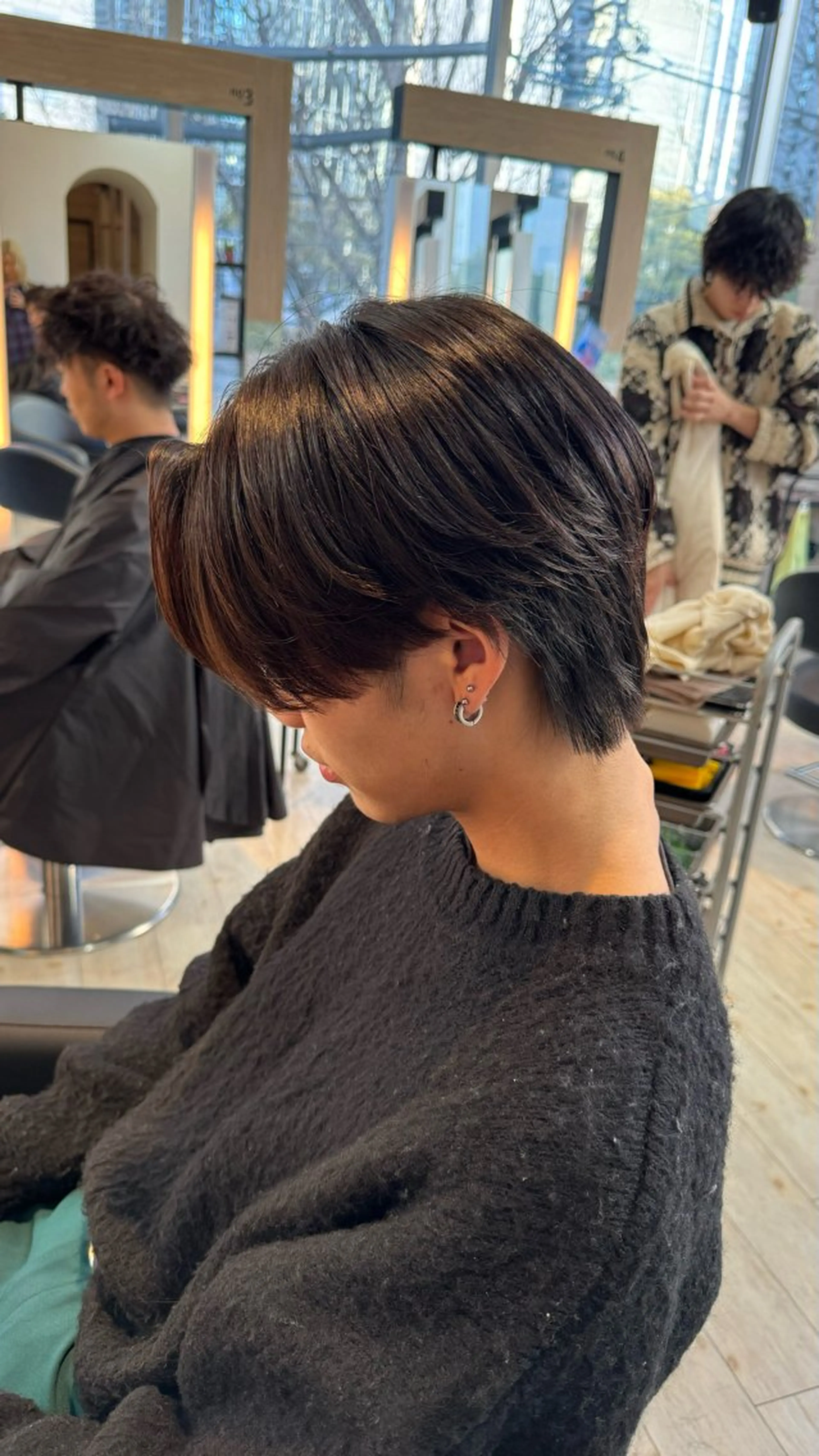 メンズ センターパート メンズ韓国風 rinko/メンズ/ ブリーチカラー/栄のヘアスタイル