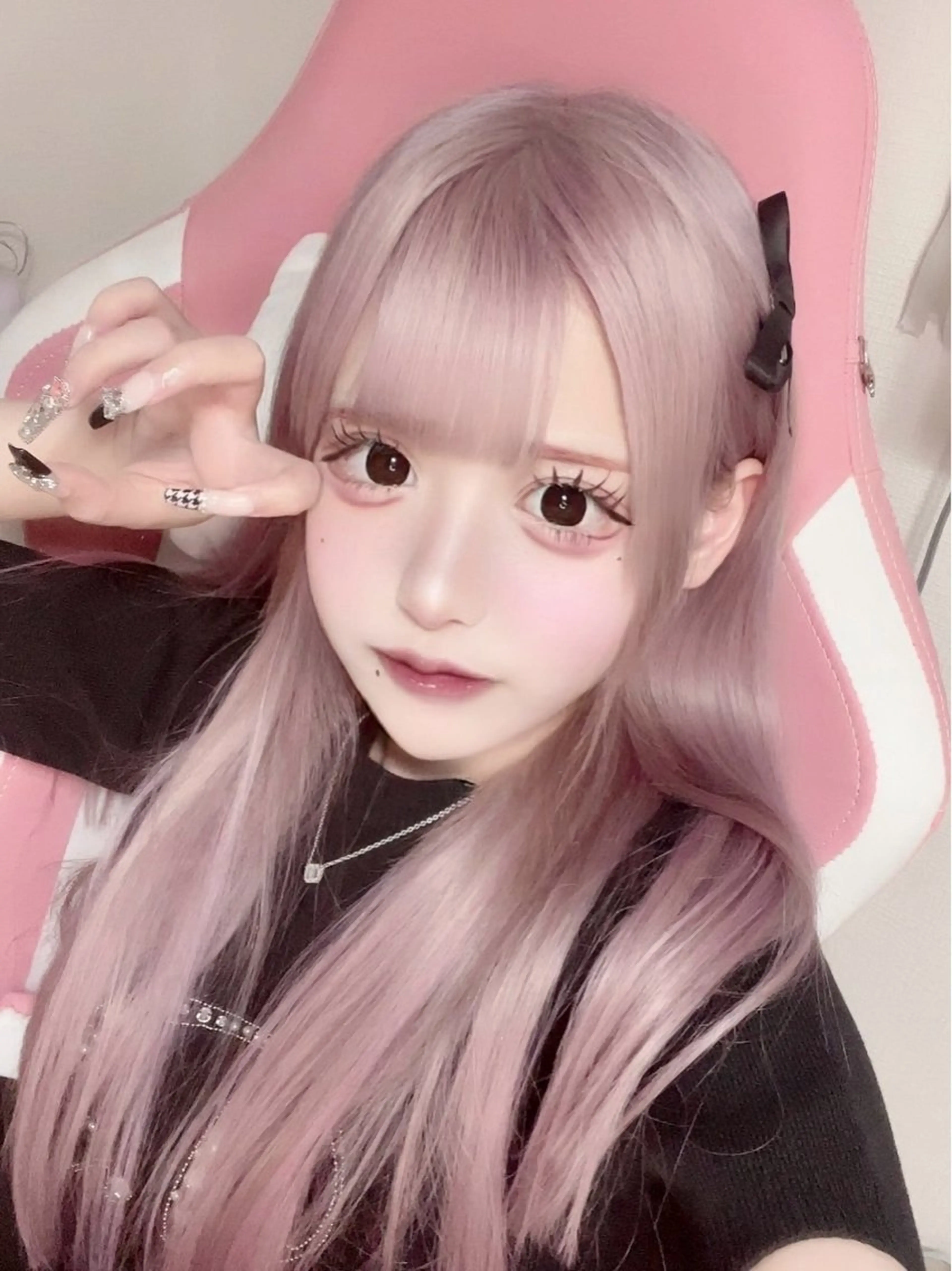 ロング カラー カット ヘアカラー トリートメント エクステ ハイトーンエクステ 🎩カズキ🎩のヘアスタイル