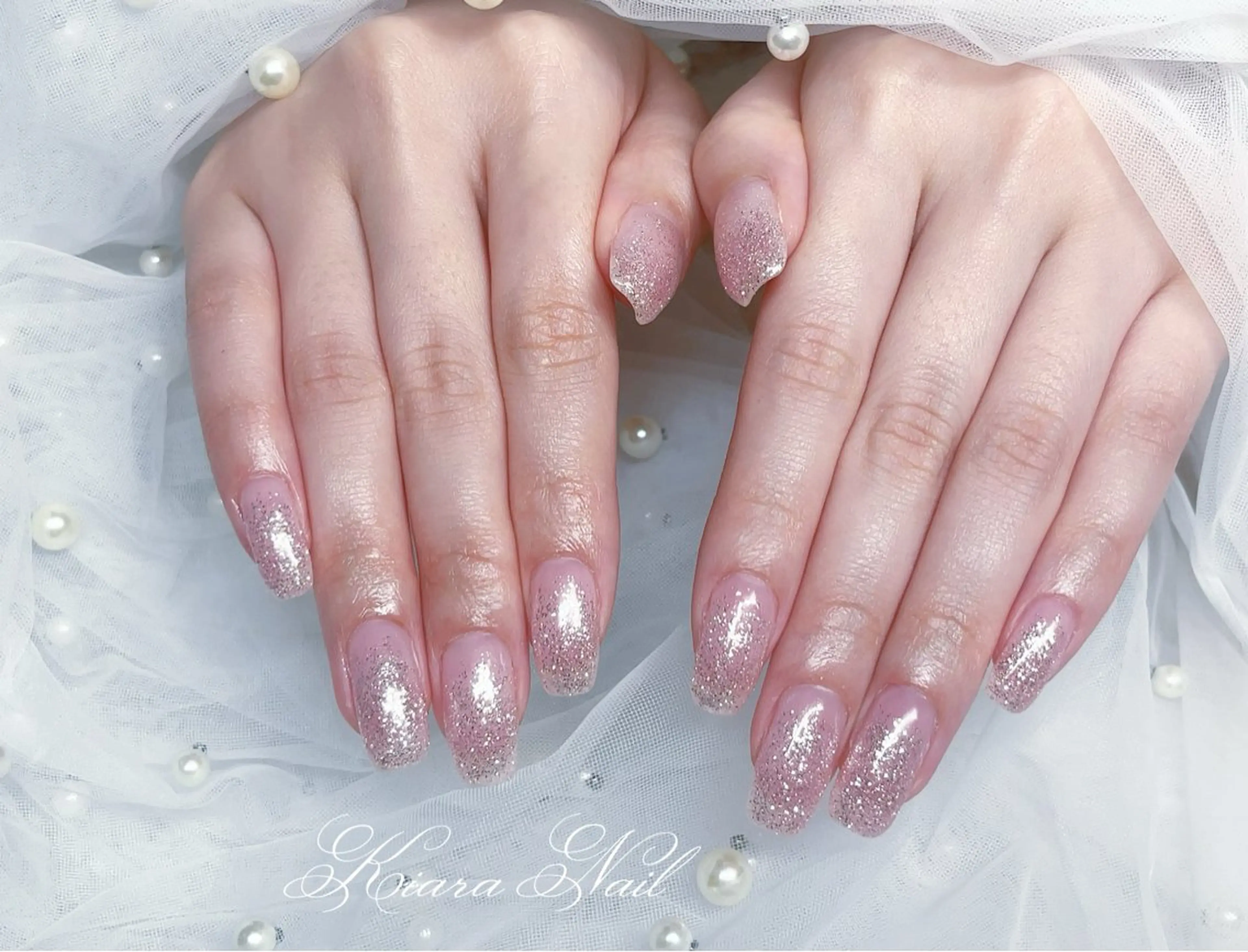 ネイル フラッシュネイル グラデーション 🍭Kiara Nail🍭のネイルデザイン