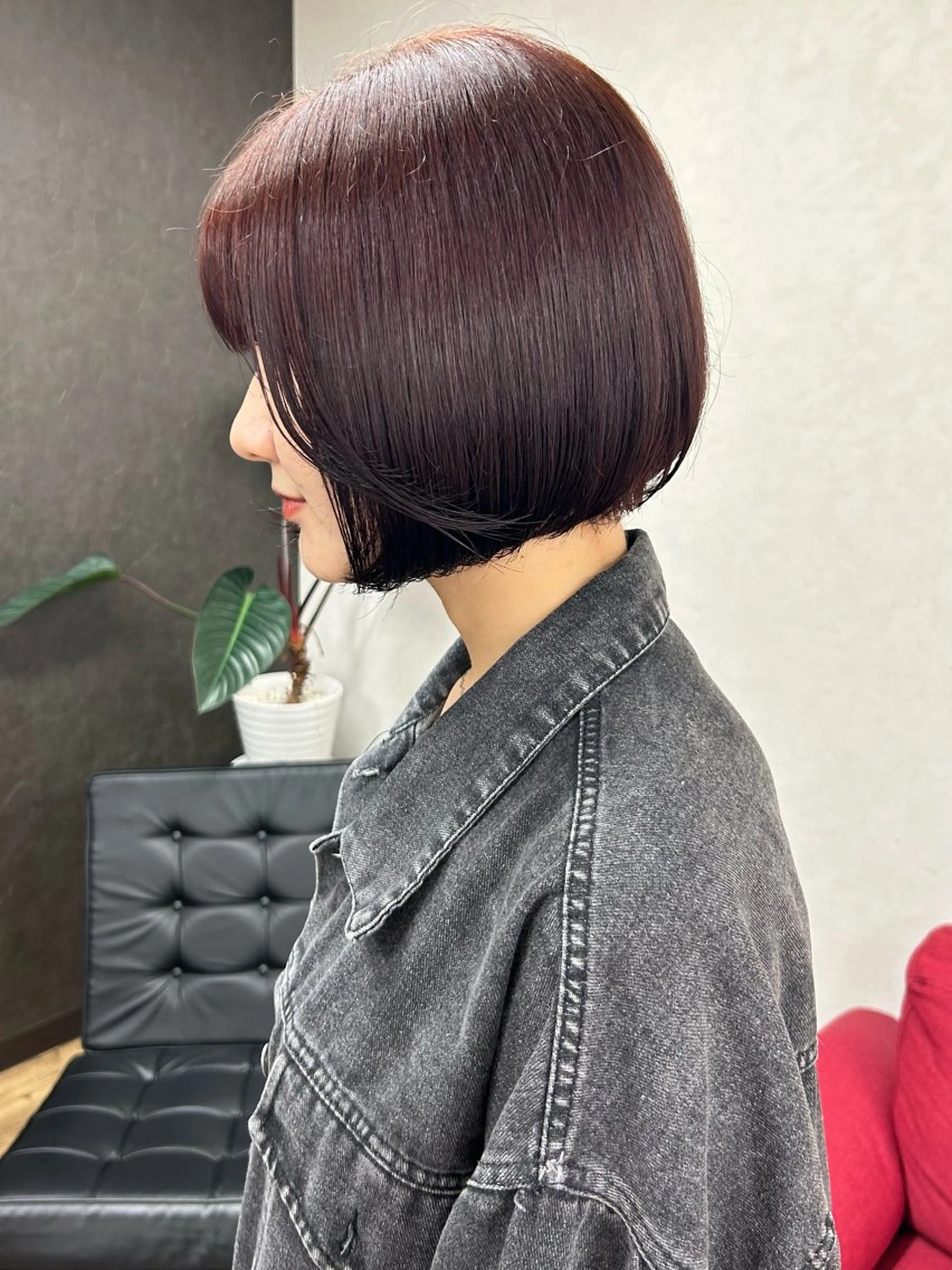 ショート レイヤー/インナー カラー🦋ルイのヘアスタイル