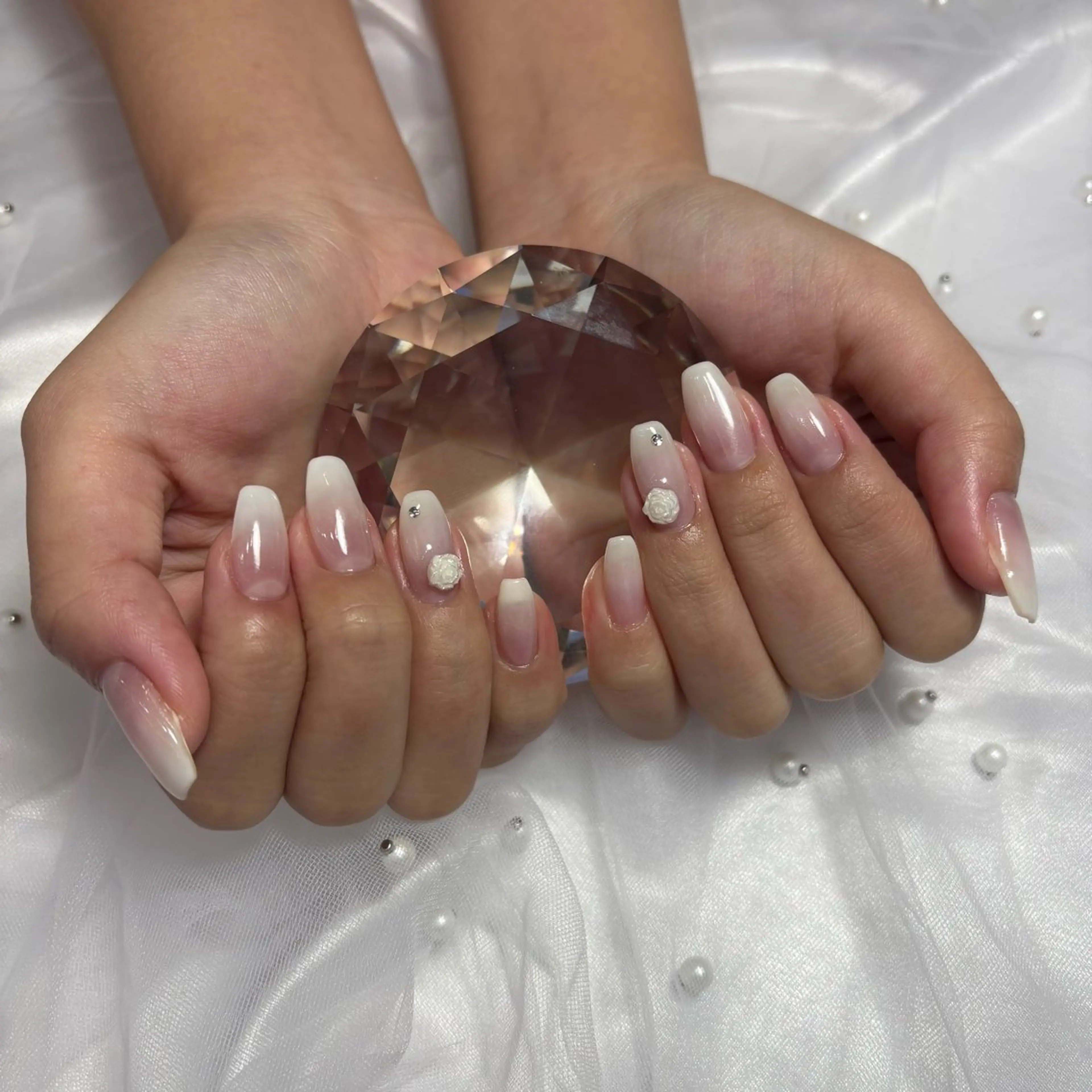 ネイル グラデーション アッカスタイル 天野のネイルデザイン