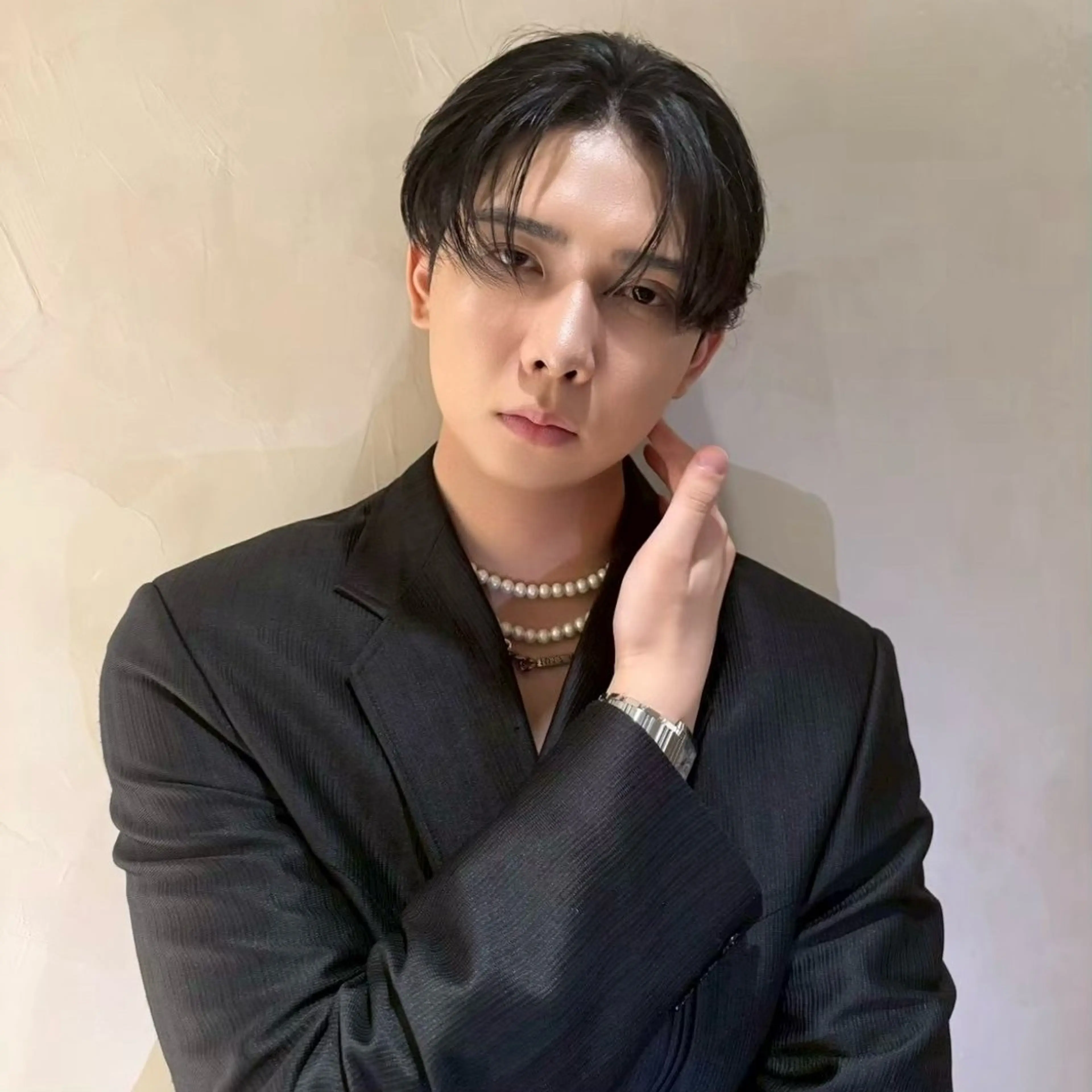 ショート メンズ ダウンパーマ メンズパーマ パーマ SALOWIN吉祥寺所属・クボリョウ 吉祥寺/韓国ヘアのヘアスタイル