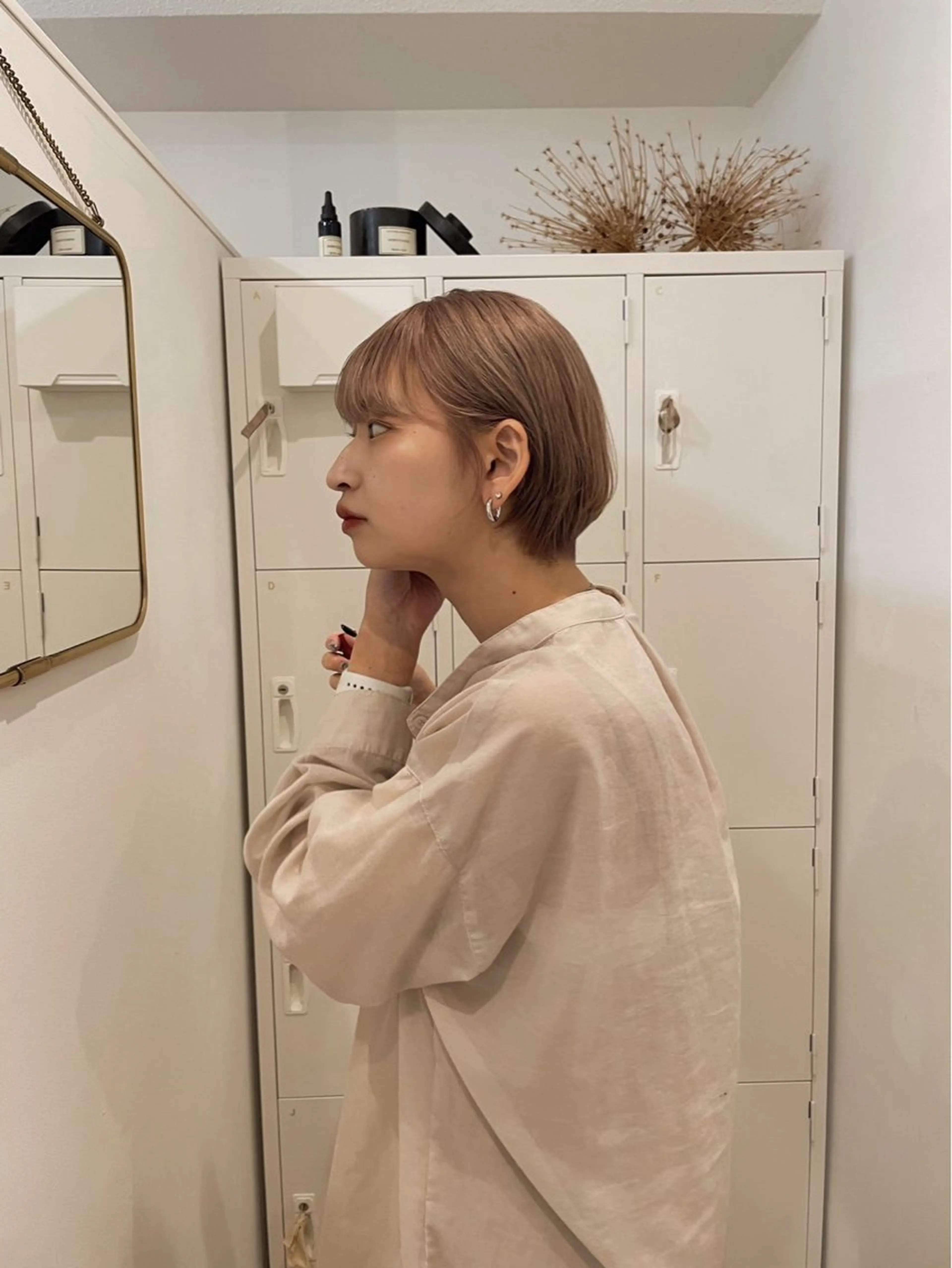 ショート 透明感カラー/西梅田 / nagisa🦋のヘアスタイル