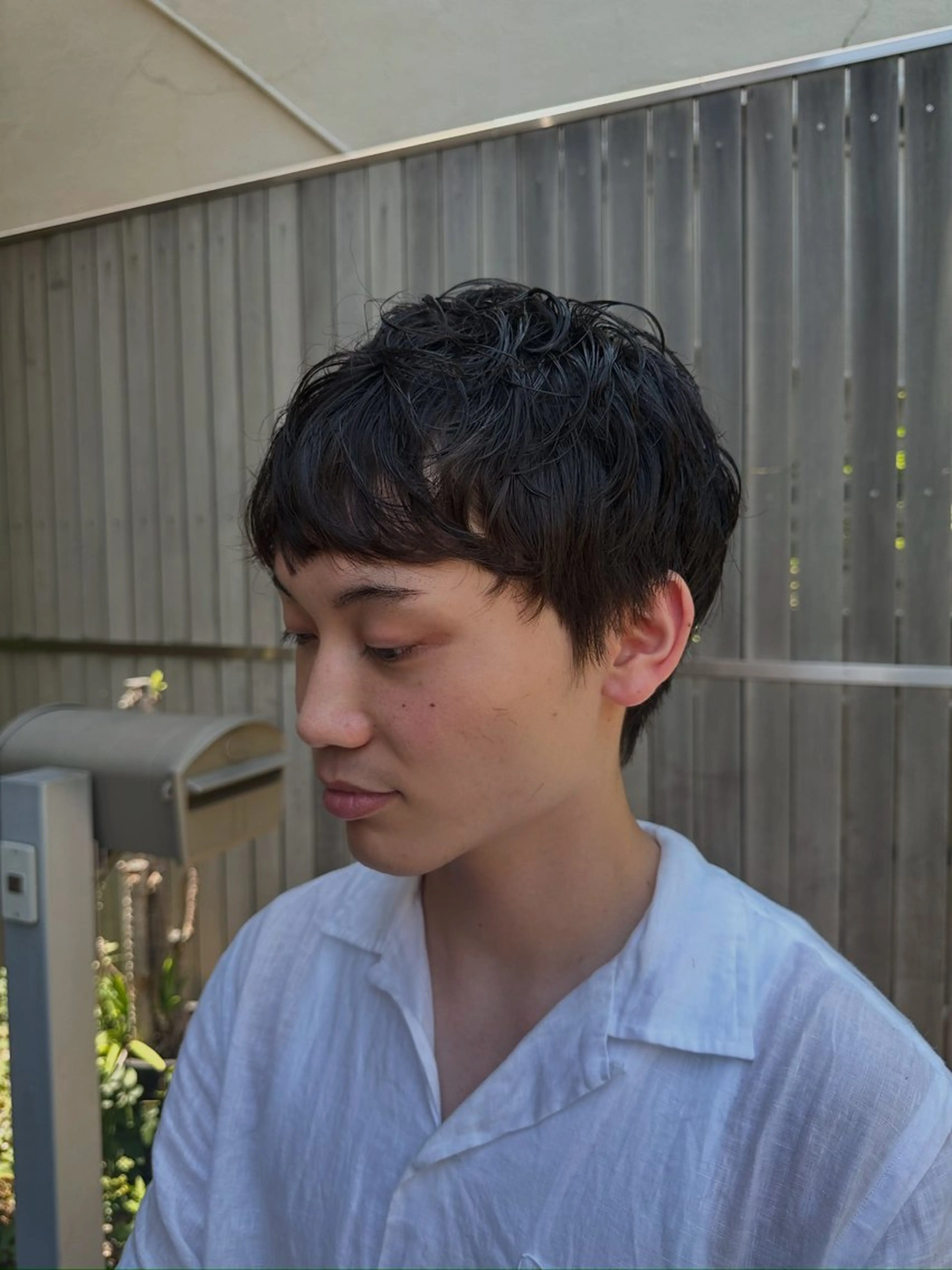 メンズ E  難波OCAT店所属・岩崎流成 スタイリストのヘアスタイル