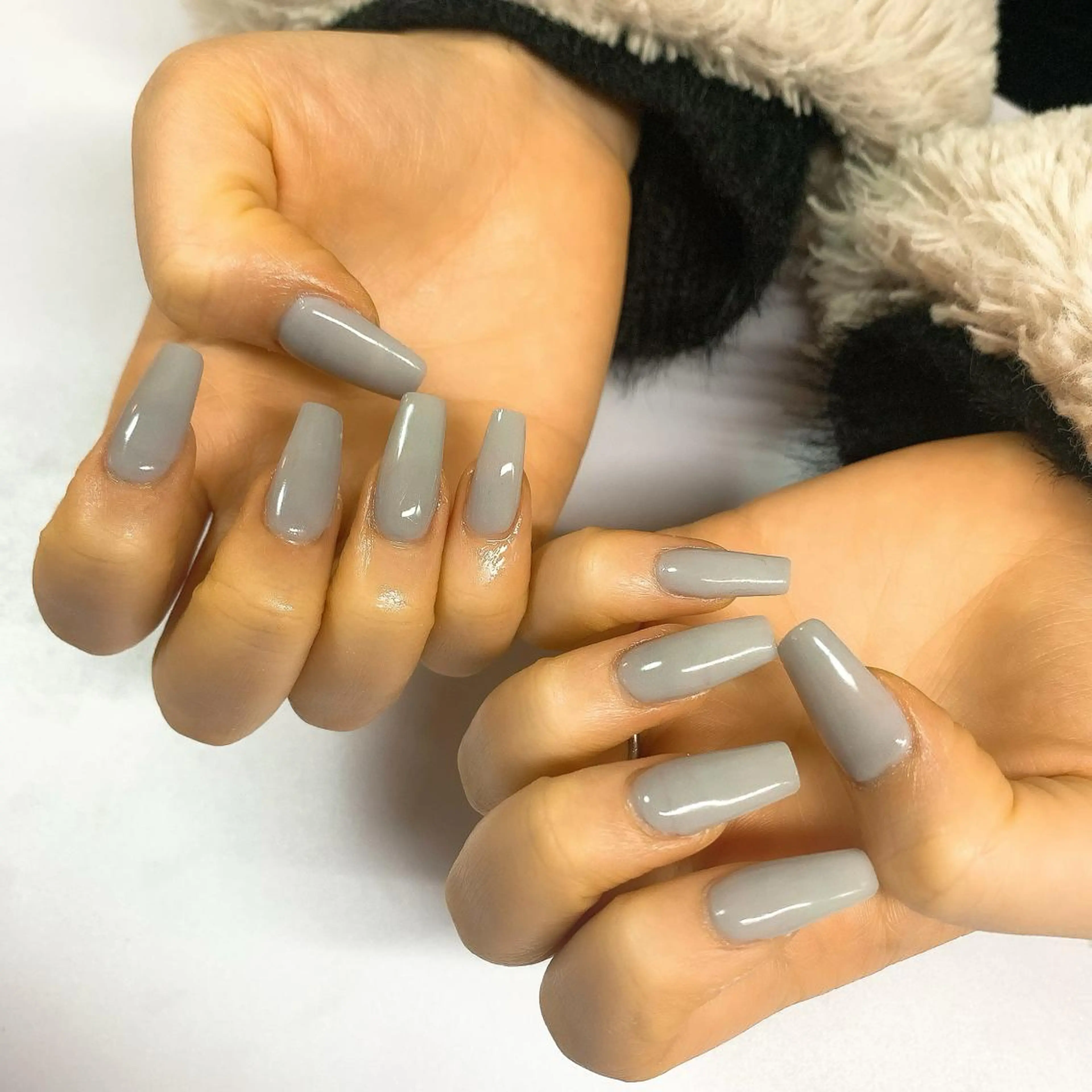 ネイル ワンカラーネイル スカルプネイル vivi nailのネイルデザイン