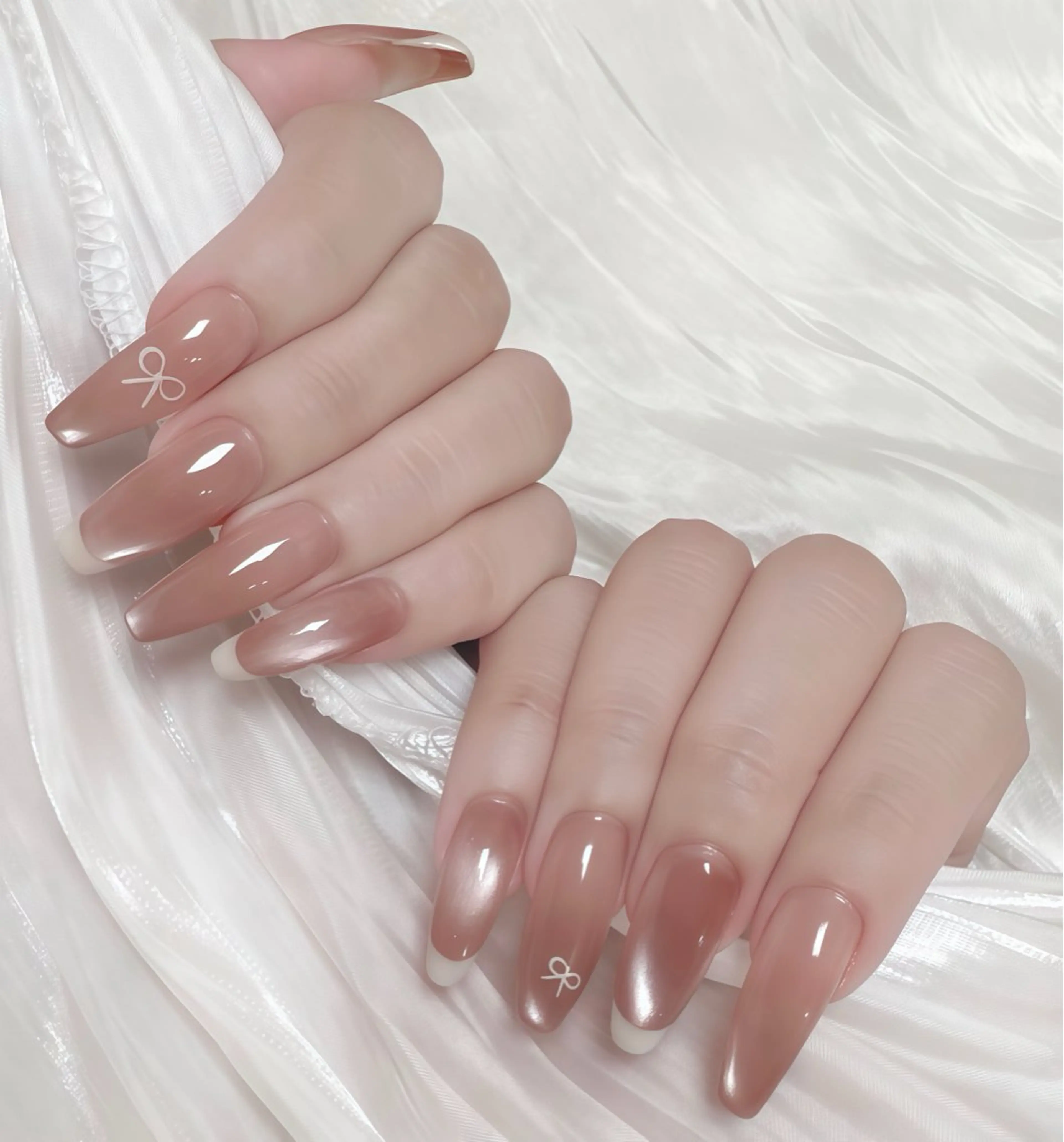 ネイル オーロラネイル チークネイル フットネイル フレンチネイル ジェルネイル NEW NAIL💞 yukiのネイルデザイン