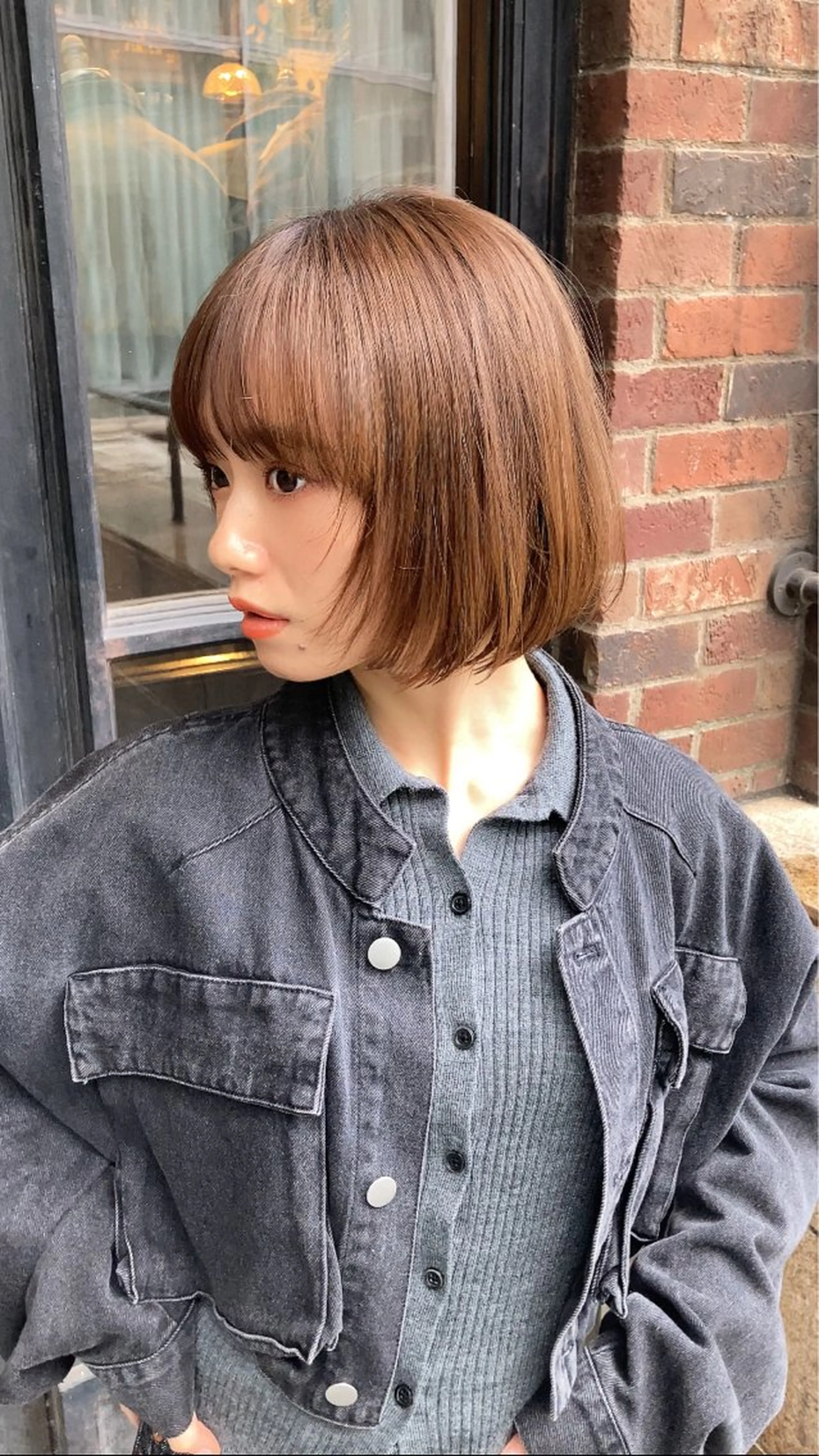 ショート ボブ 顔周りカット レイヤーカット ショートヘア 畔上 尚也のヘアスタイル