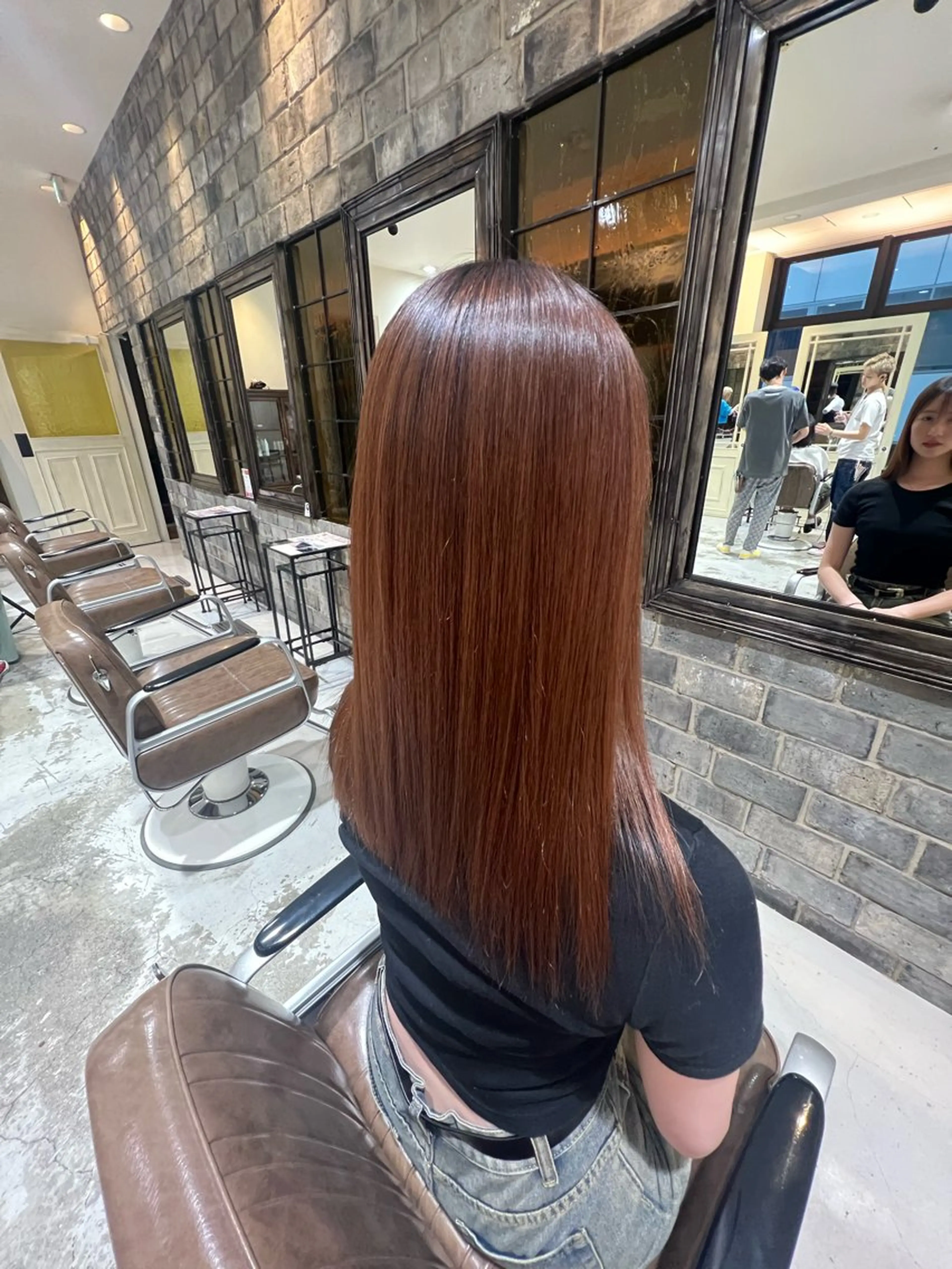 ミディアム トリートメント ✨艶髪／透明感カラー ミユ💜のヘアスタイル