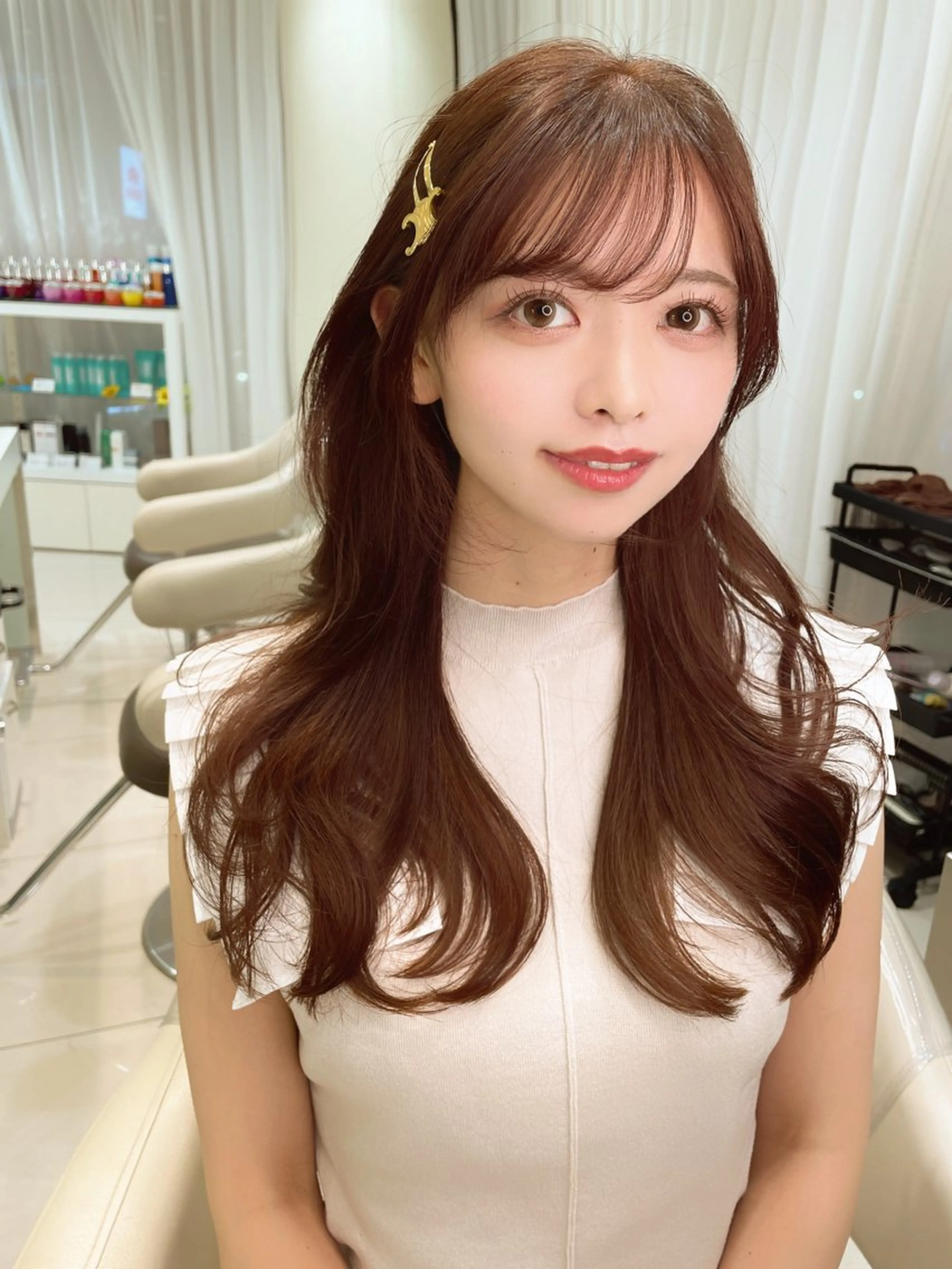 ロング カット ヘアカラー トリートメント ♡大人カワイイ hair♡徳井はやとのヘアスタイル