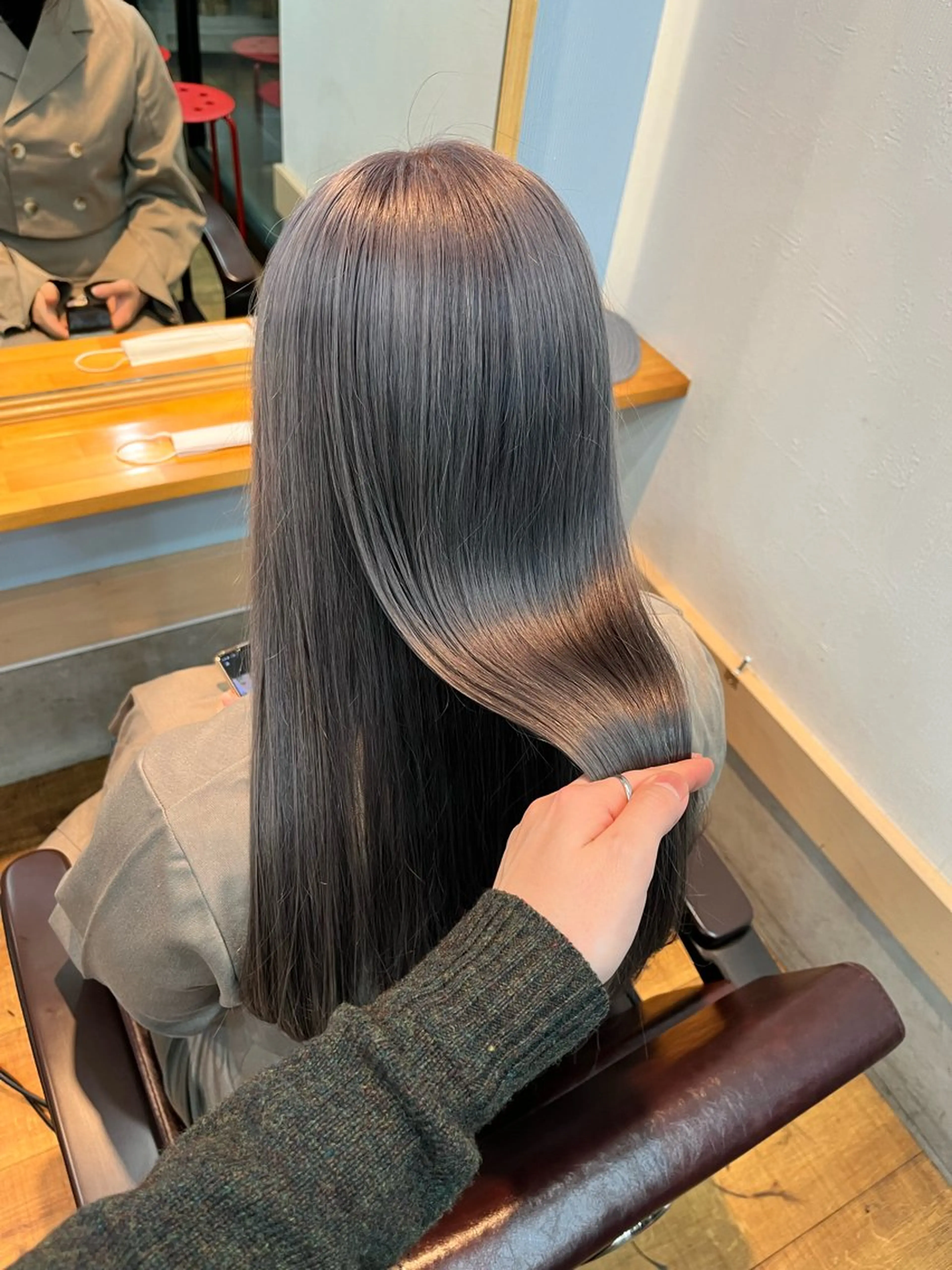 ロング カラー ダブルカラー インナーカラー 髪質改善 ヘアカラー トリートメント 🫧ハイトーン/ ブリーチ🫧白石航汰のヘアスタイル