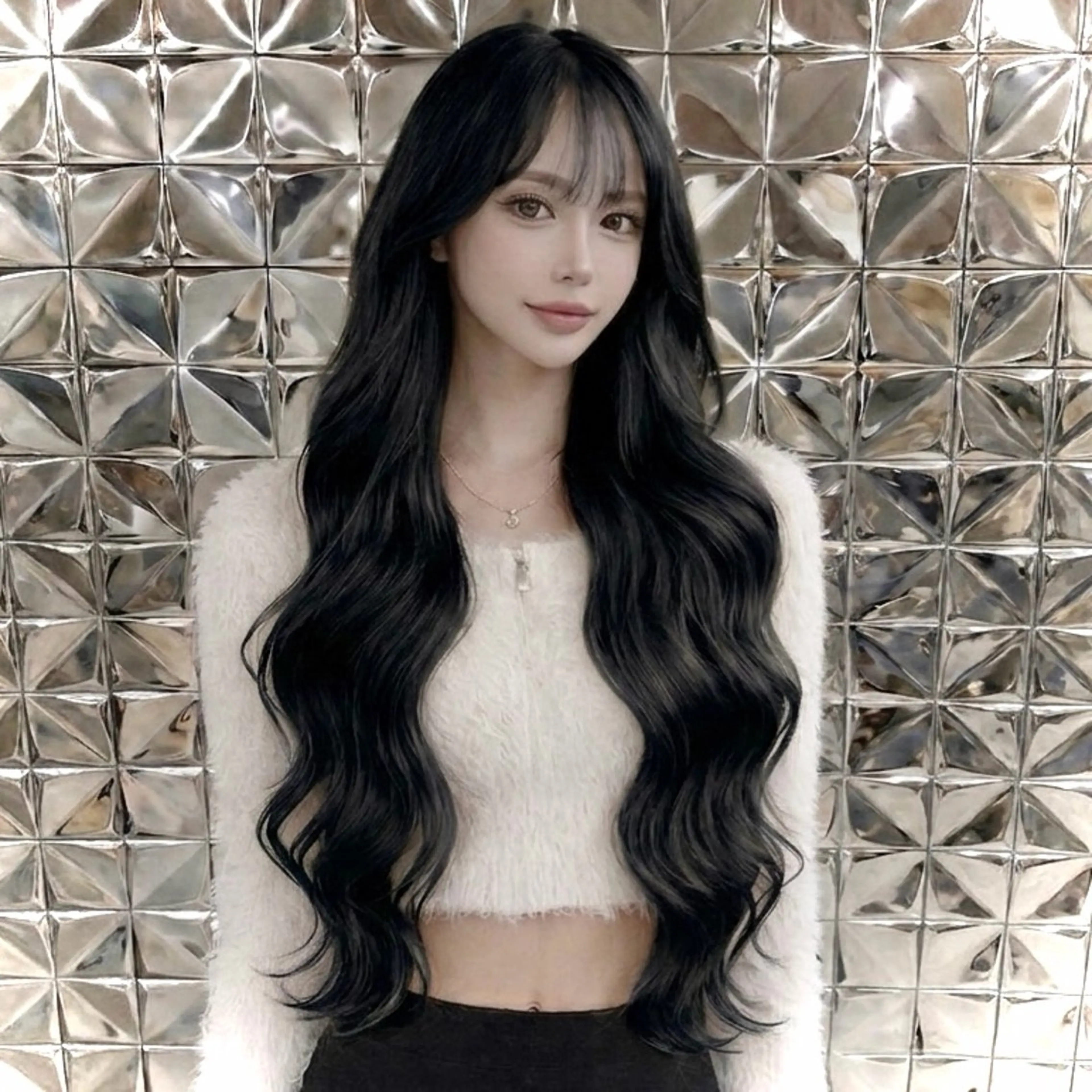 [無加工毛エクステ]超スーパーロング67cmシールエクステ1本¥590​〜​/60本¥35400～の写真