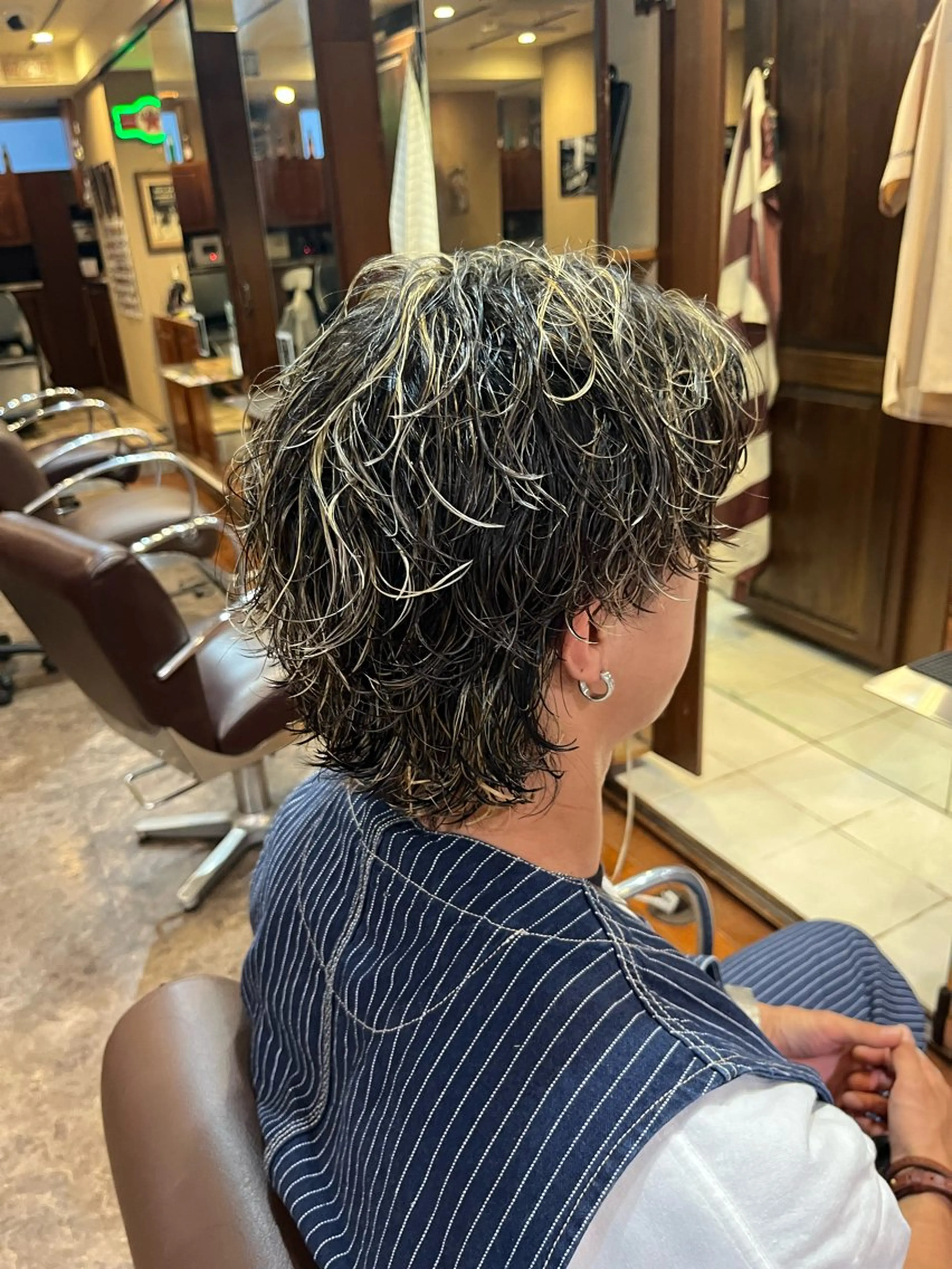 メンズ メンズハイライト カット ヘアカラー パーマ メンズサロンLGC 店長YUSUKEのヘアスタイル