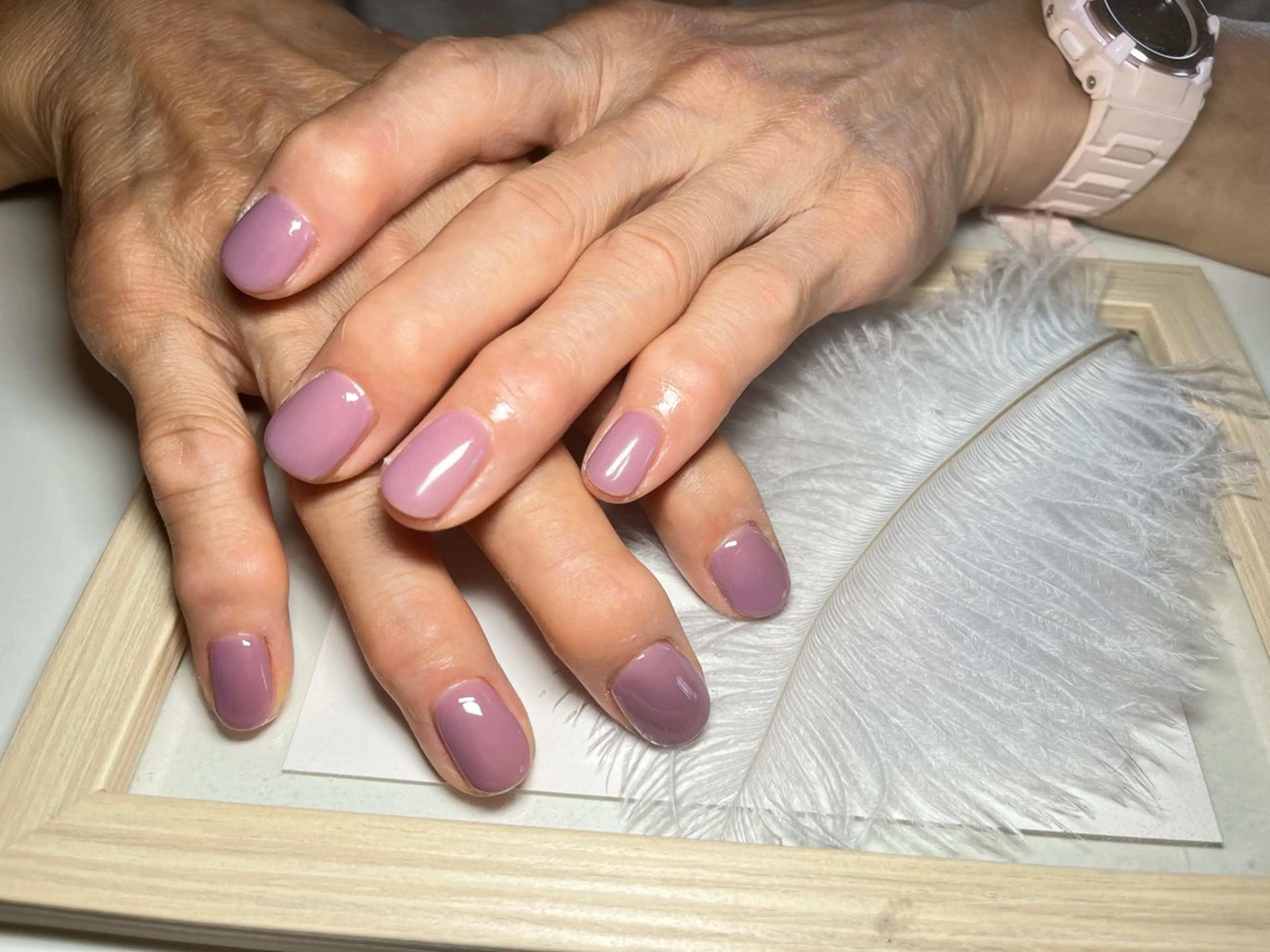 ネイル ワンカラーネイル Nail salon Caco.のネイルデザイン
