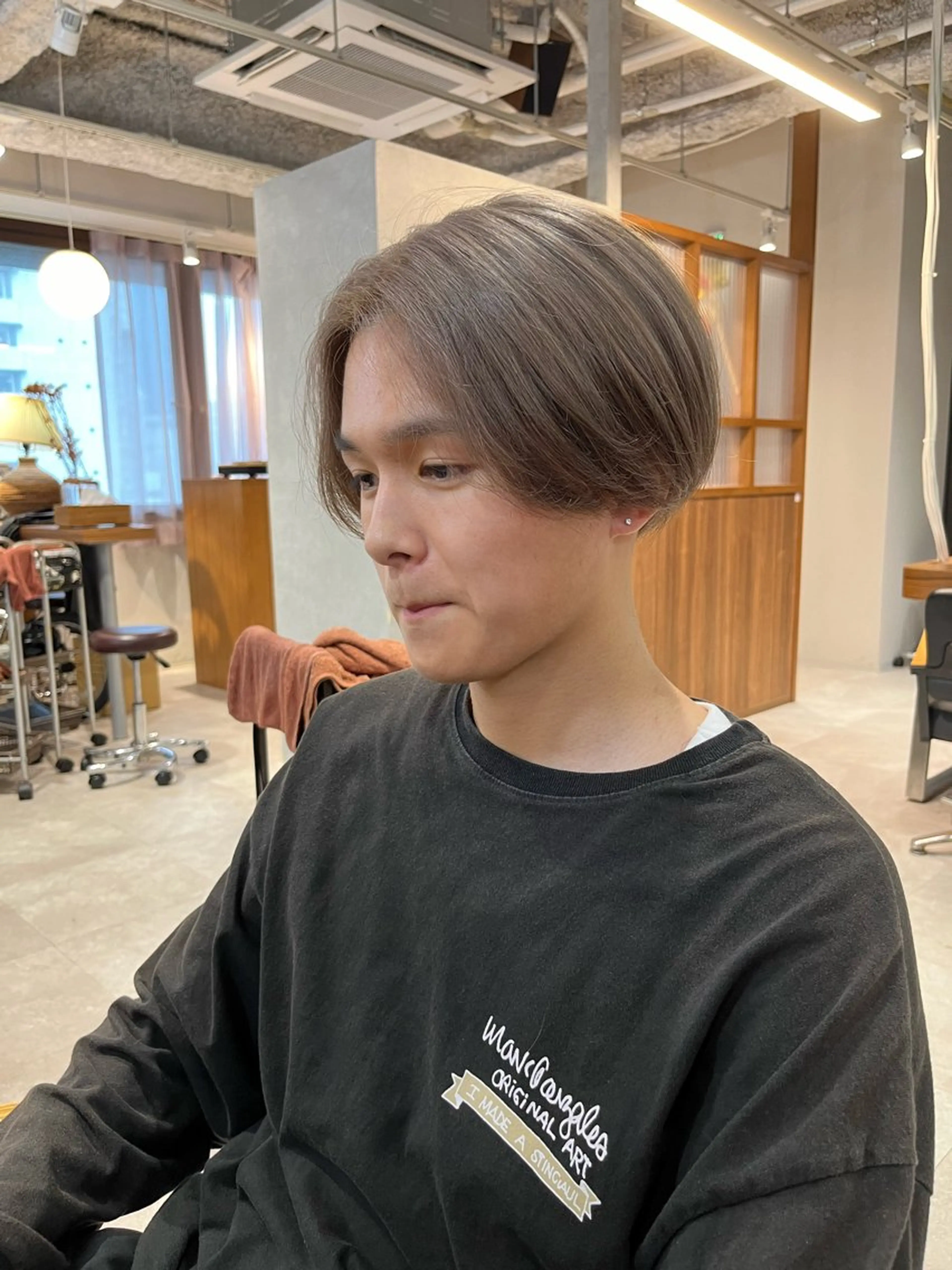 カラー 岡本 太陽☀️のヘアスタイル