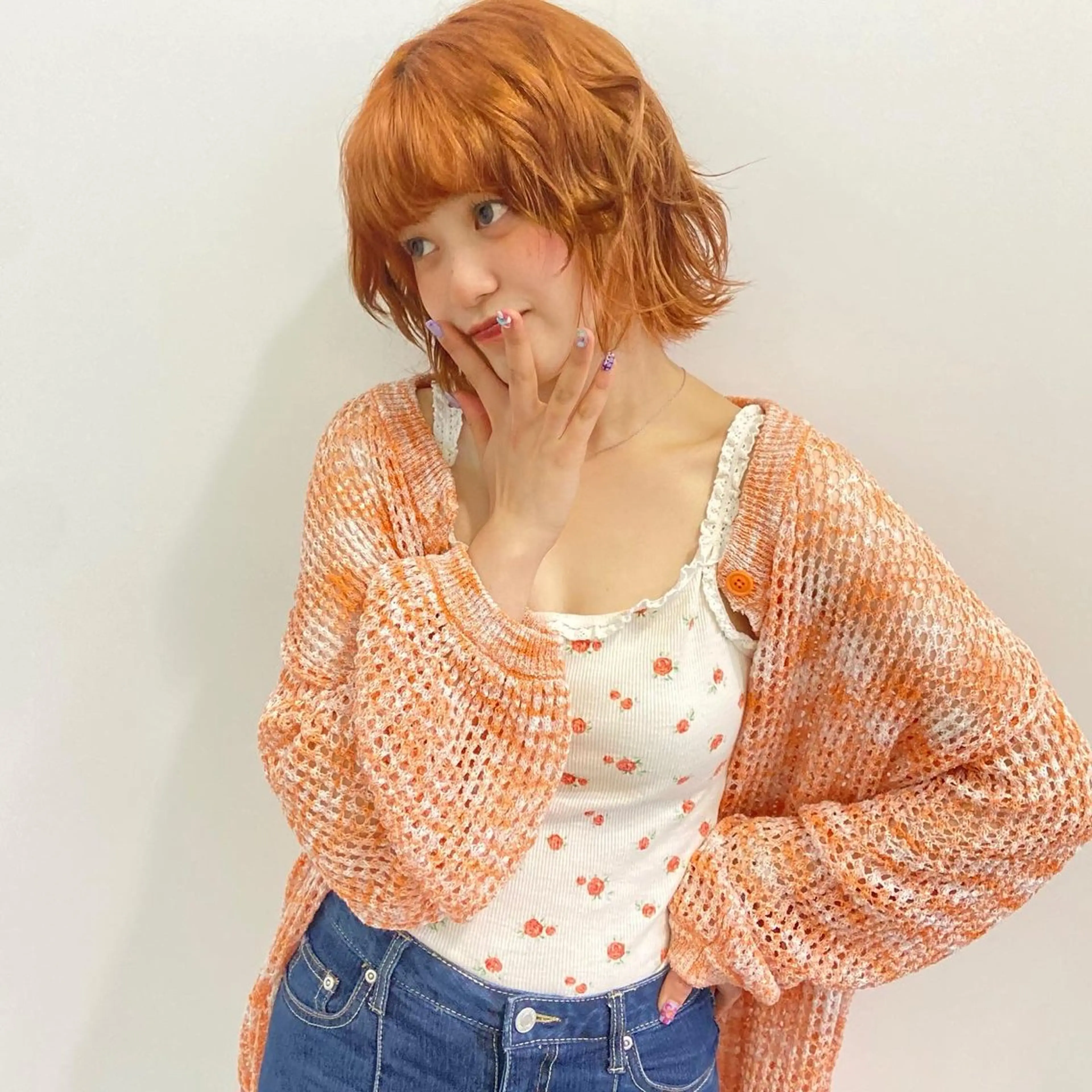 ショート カラー パーマ ヘアアレンジ 🌼似合わせのプロ 心斎橋/rena🌼のマツエク・マツパデザイン