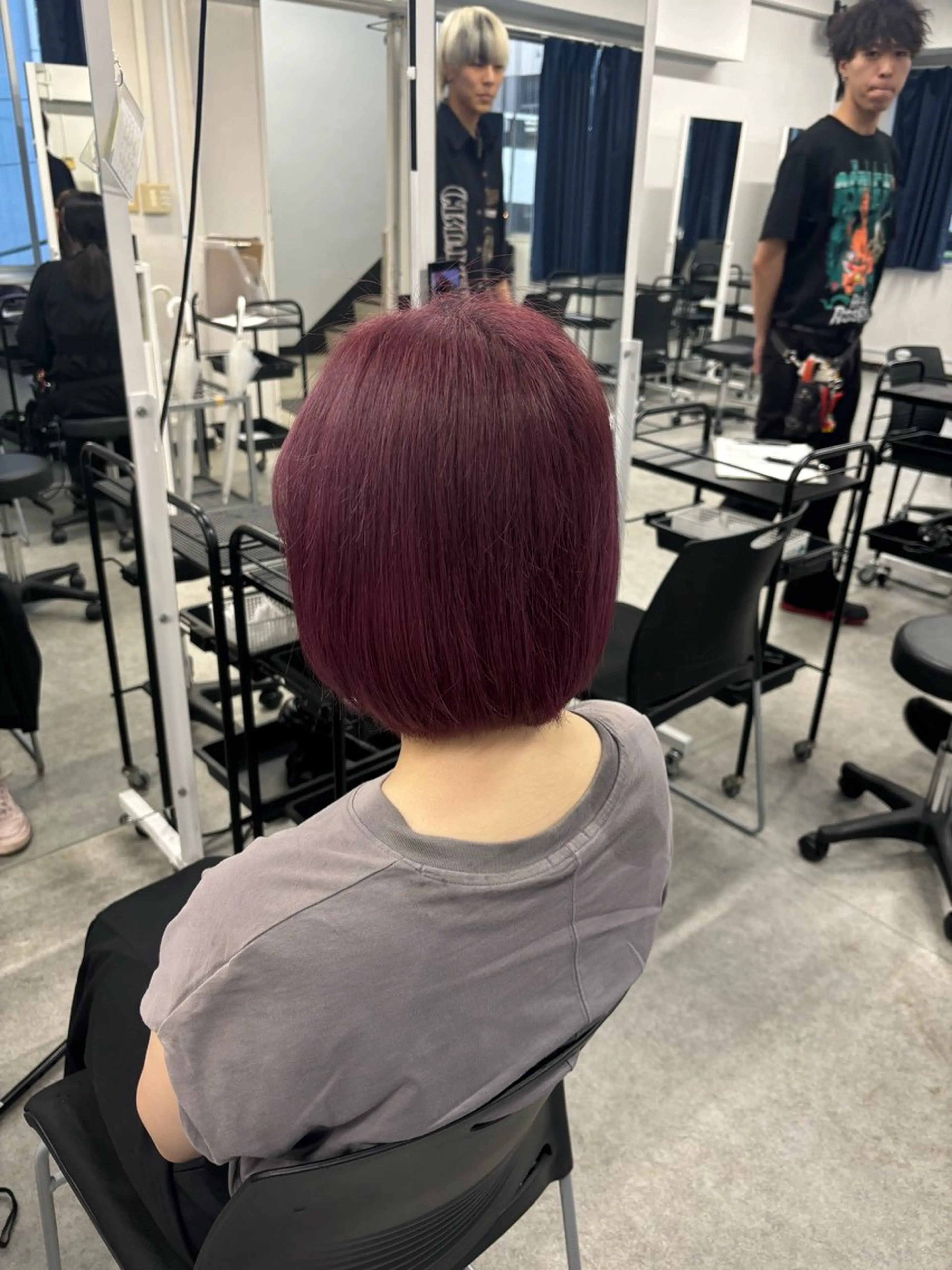 ミディアム カラー ヘアカラー トリートメント 🤍レイヤー/顔周り /hirari🤍のヘアスタイル