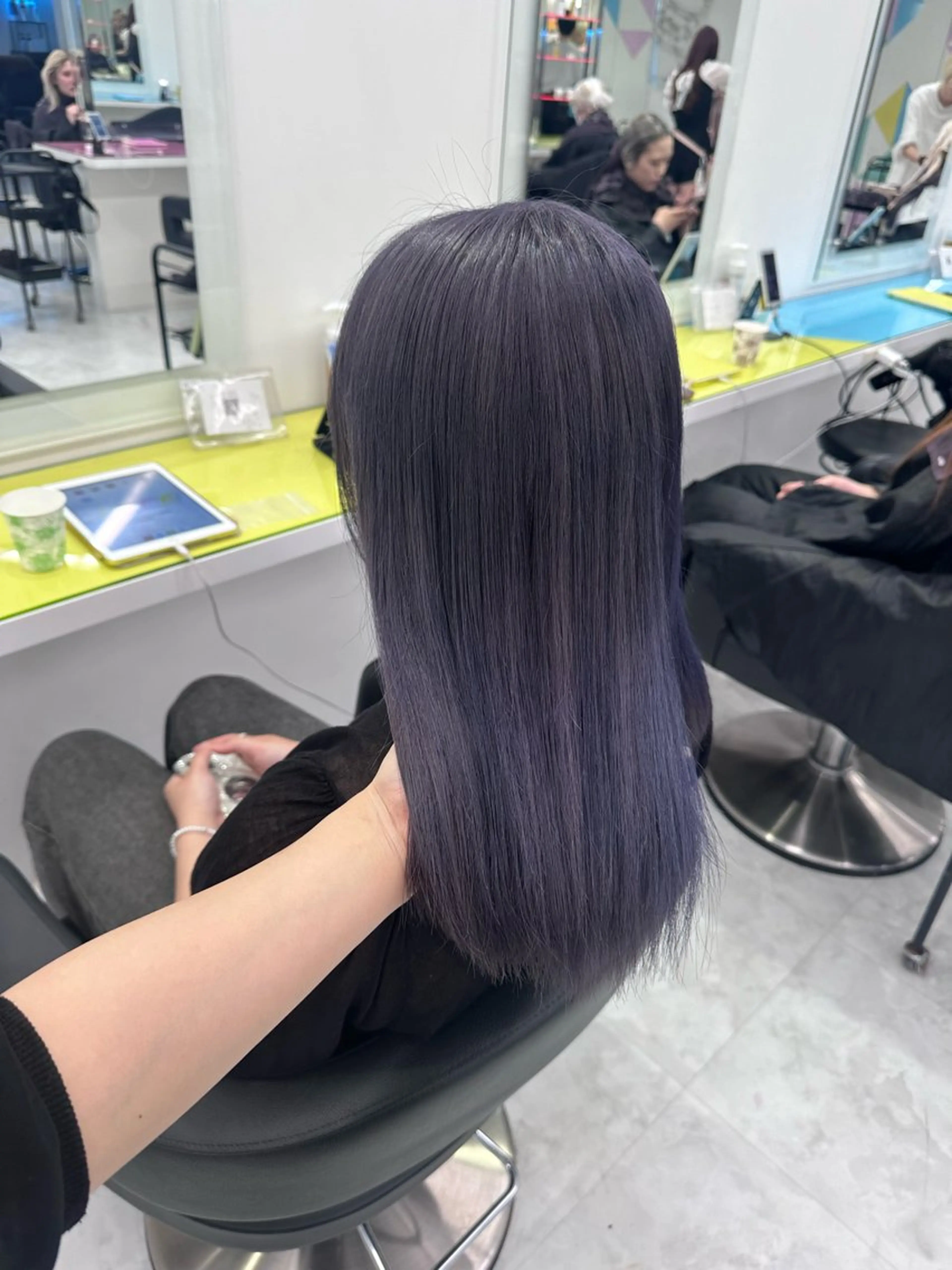 セミロング カラー ブリーチ ケアブリーチ 髪質改善 縮毛矯正 ♡ダブルカラー特化♡ miyuのヘアスタイル