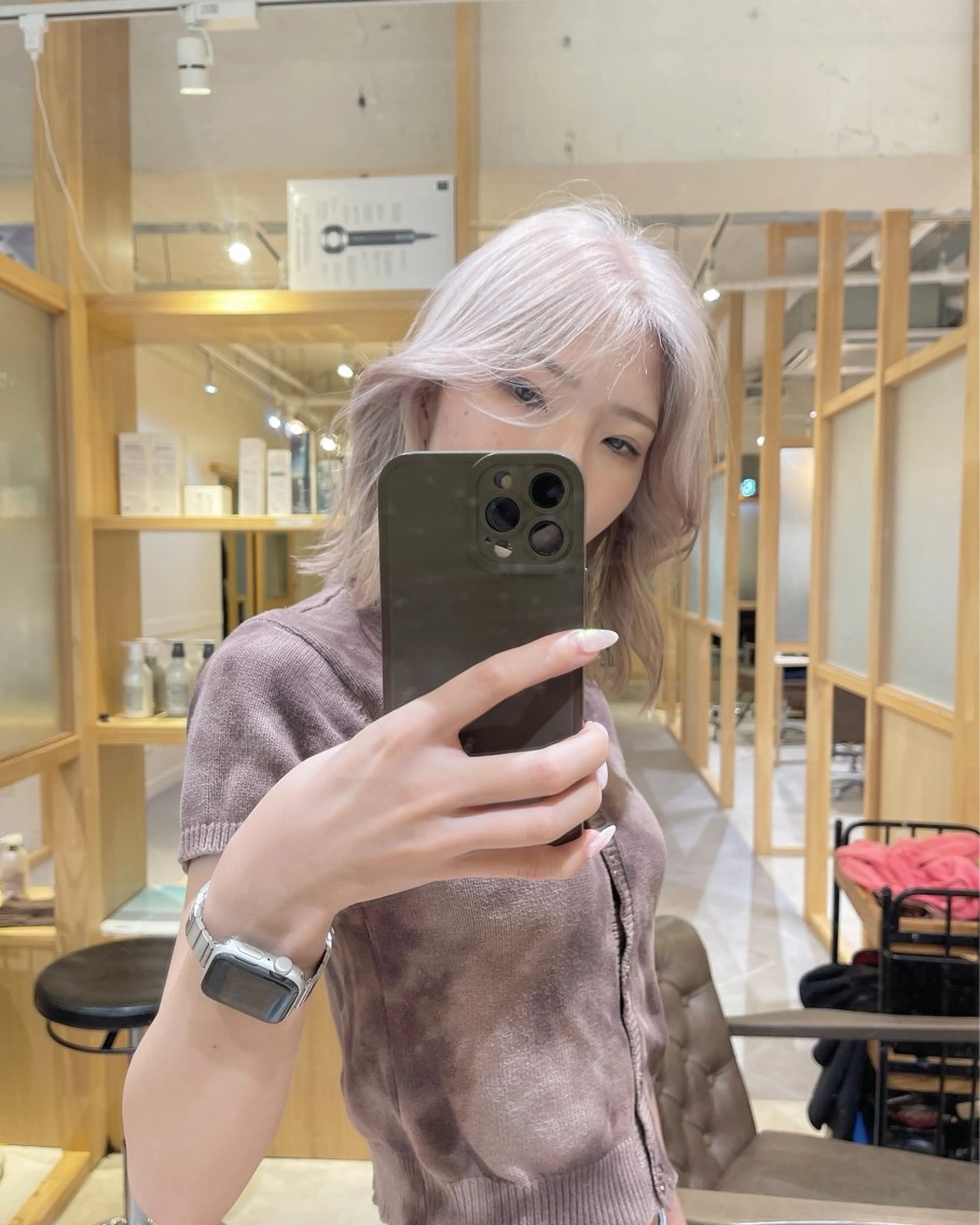 セミロング カラー ラベンダーカラー カット ヘアカラー トリートメント “ミニモ最高評価獲得 “代表"Kohei"のヘアスタイル