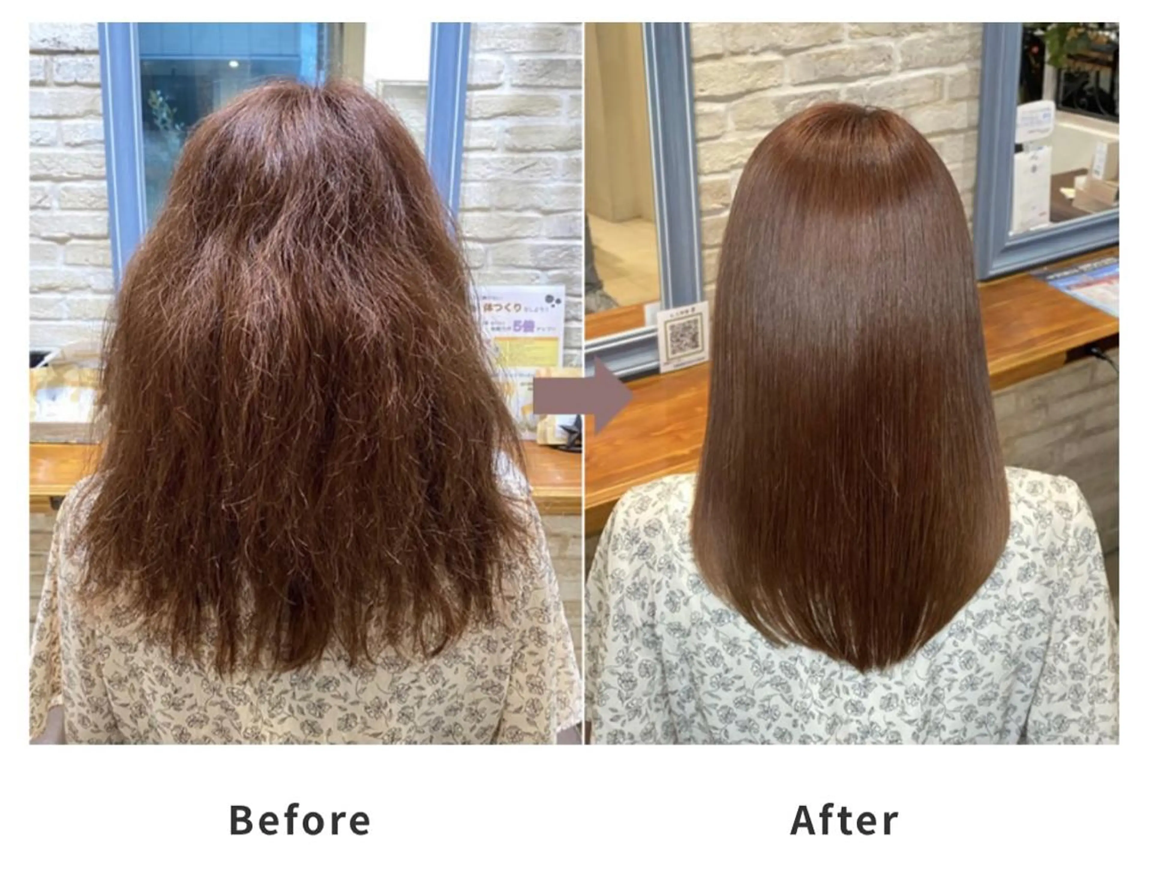 ミディアム 縮毛矯正 縮毛矯正⭐️ TAKAHIROのヘアスタイル