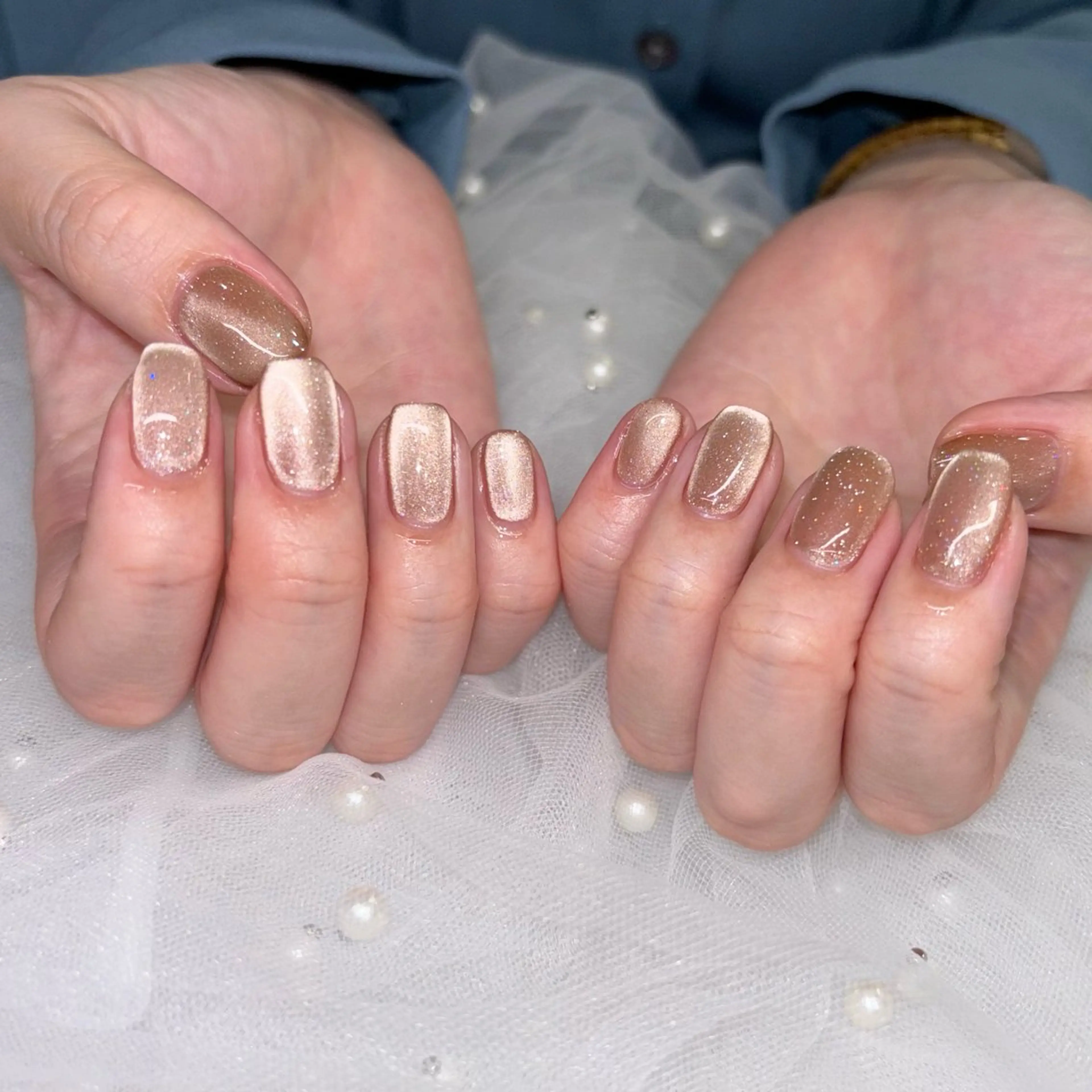 ネイル フラッシュネイル フラッシュマグ 荒巻 めいのネイルデザイン